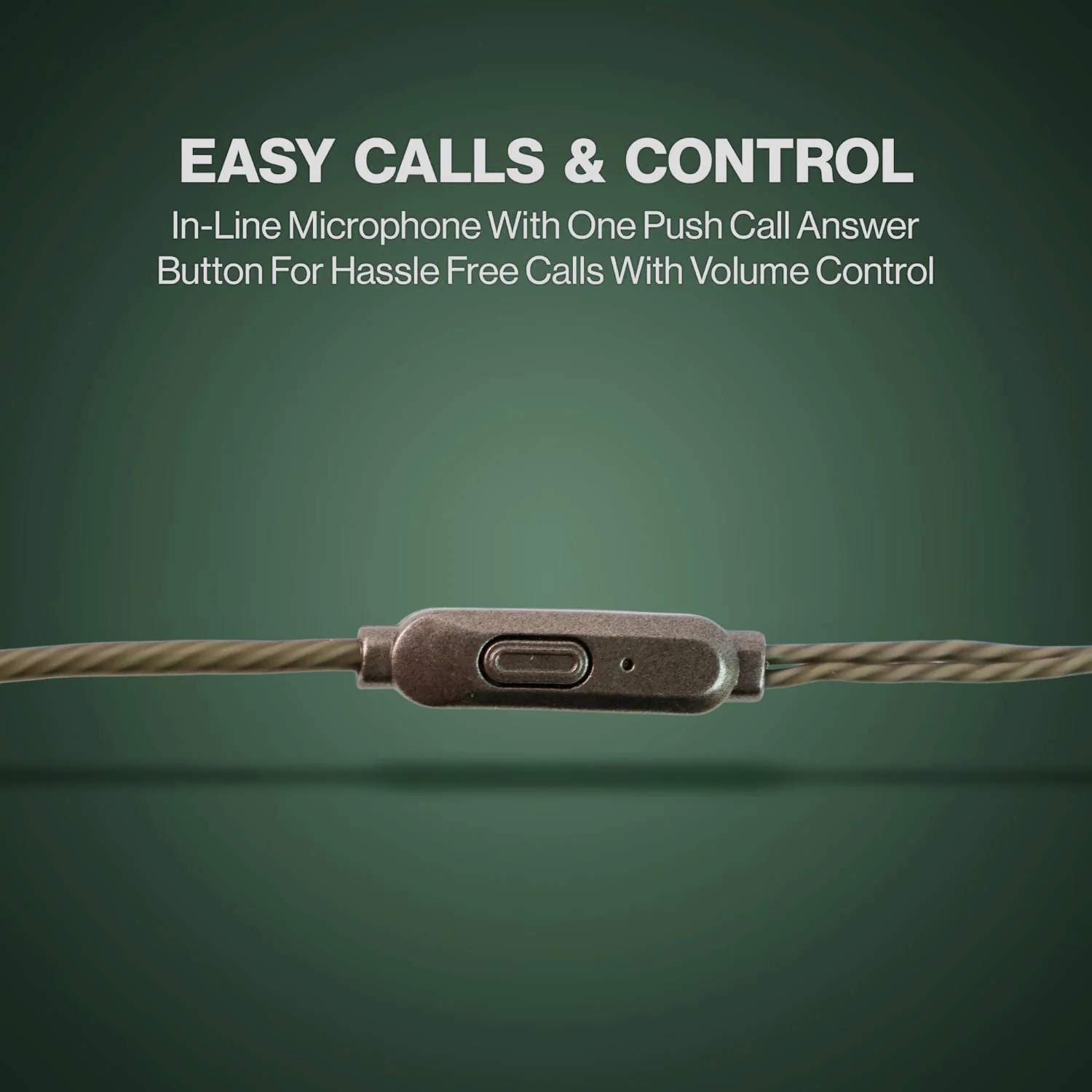 Premium Wired Earphones with Mic - (1 Pc) - Image 3