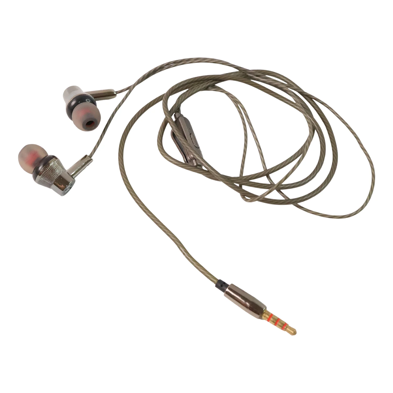 Premium Wired Earphones with Mic - (1 Pc) - Image 4