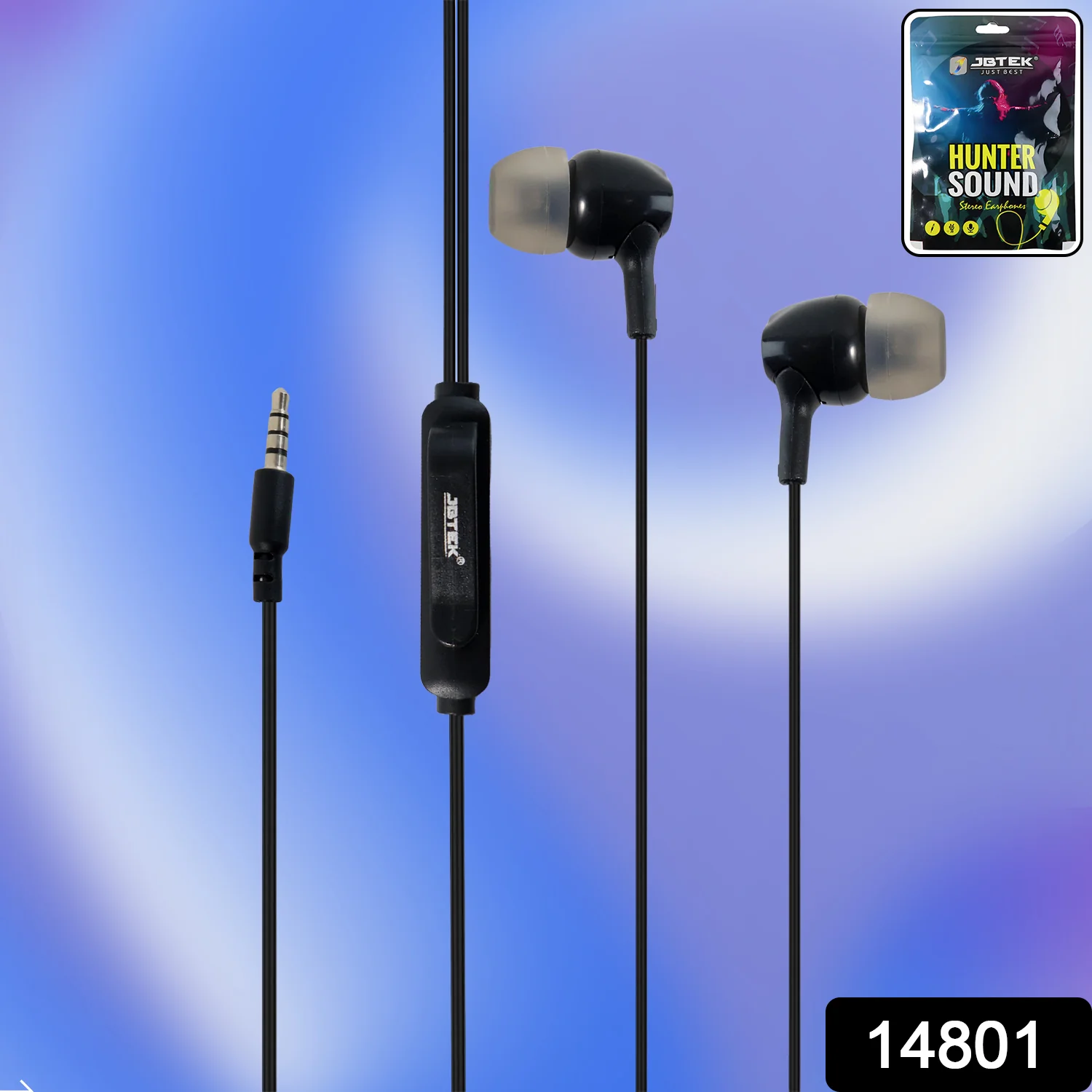 Premium Wired Stereo In-Ear Earphones (1 Pc) - Image 2