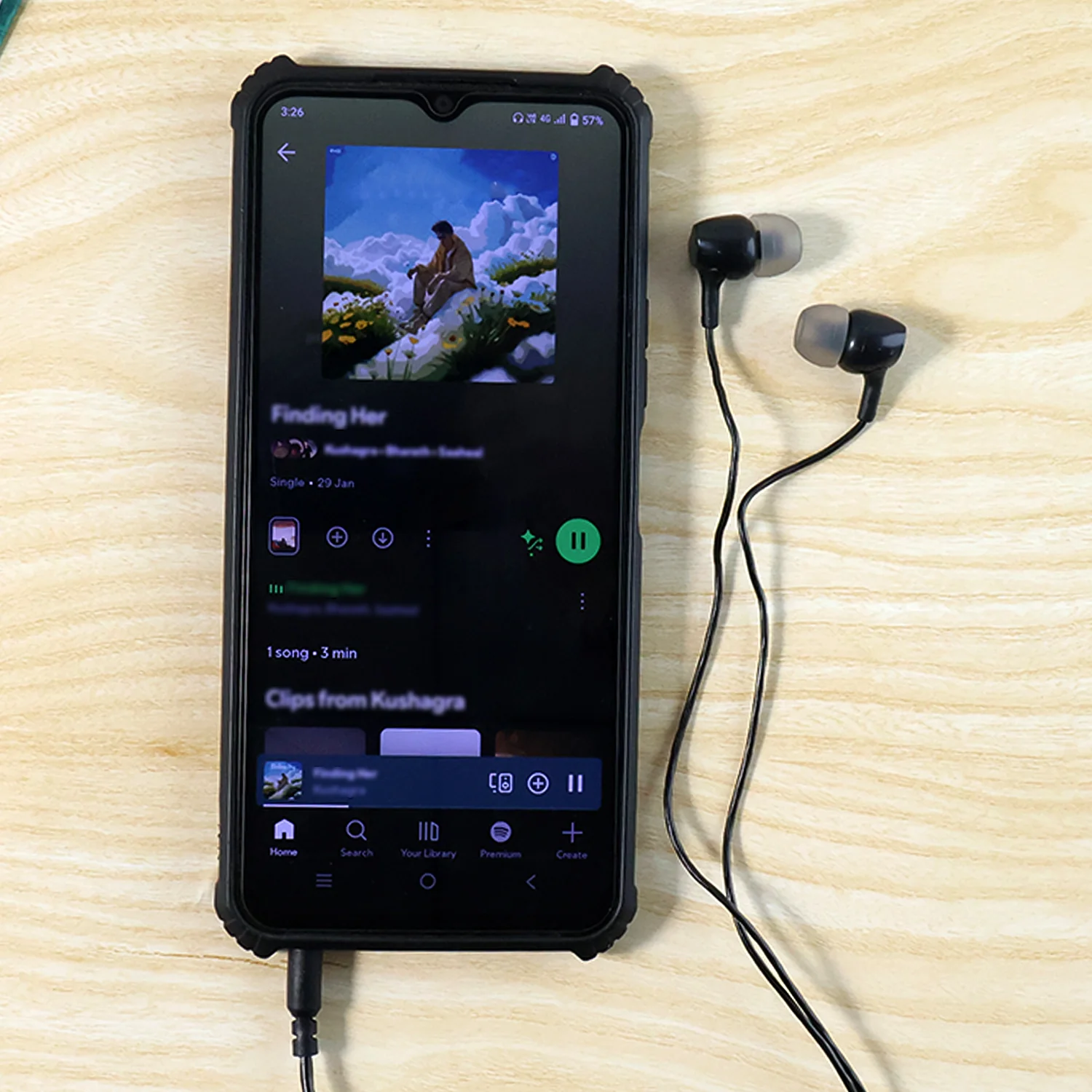 Premium Wired Stereo In-Ear Earphones (1 Pc) - Image 3