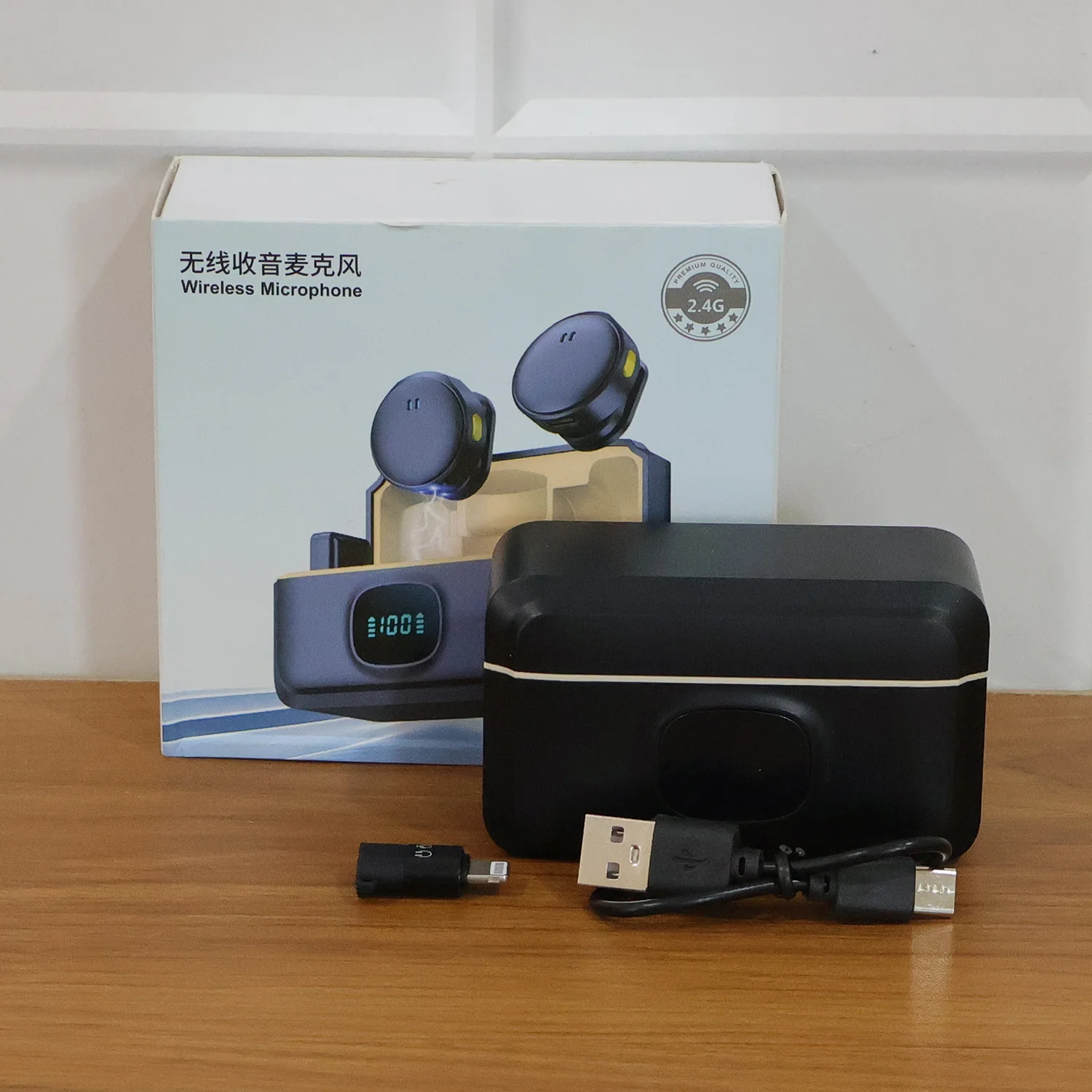 Premium Wireless Lavalier Microphone Set (1 Set) - Image 8