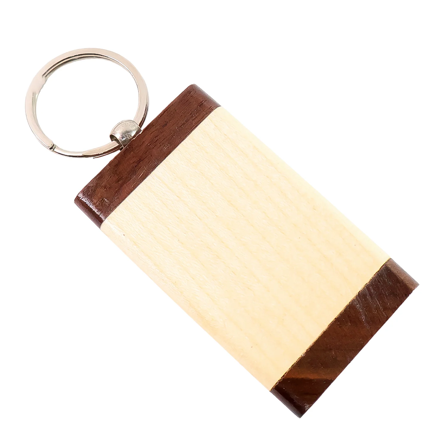 Premium Wooden Keychain with Dual Tone Finish (1 Pc) - Image 5