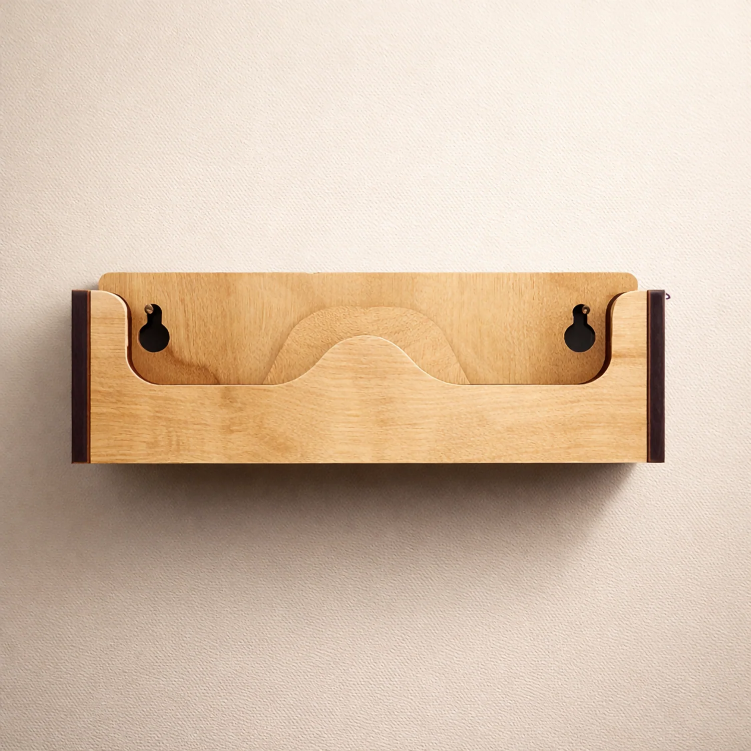 Wooden Wall Mounted Sunglasses Holder with Shelf for Glasses and Accessories - Image 8