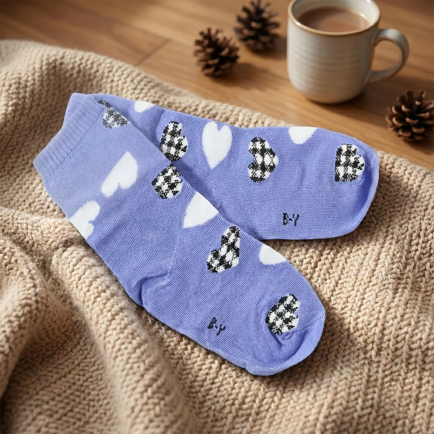 Printed Ankle-Length Fashion Socks (1 Pair) - Image 3
