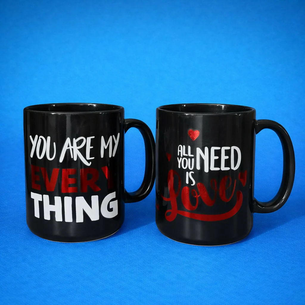 Printed Ceramic Coffee Mug Romantic Message Cup for Gift - Image 2