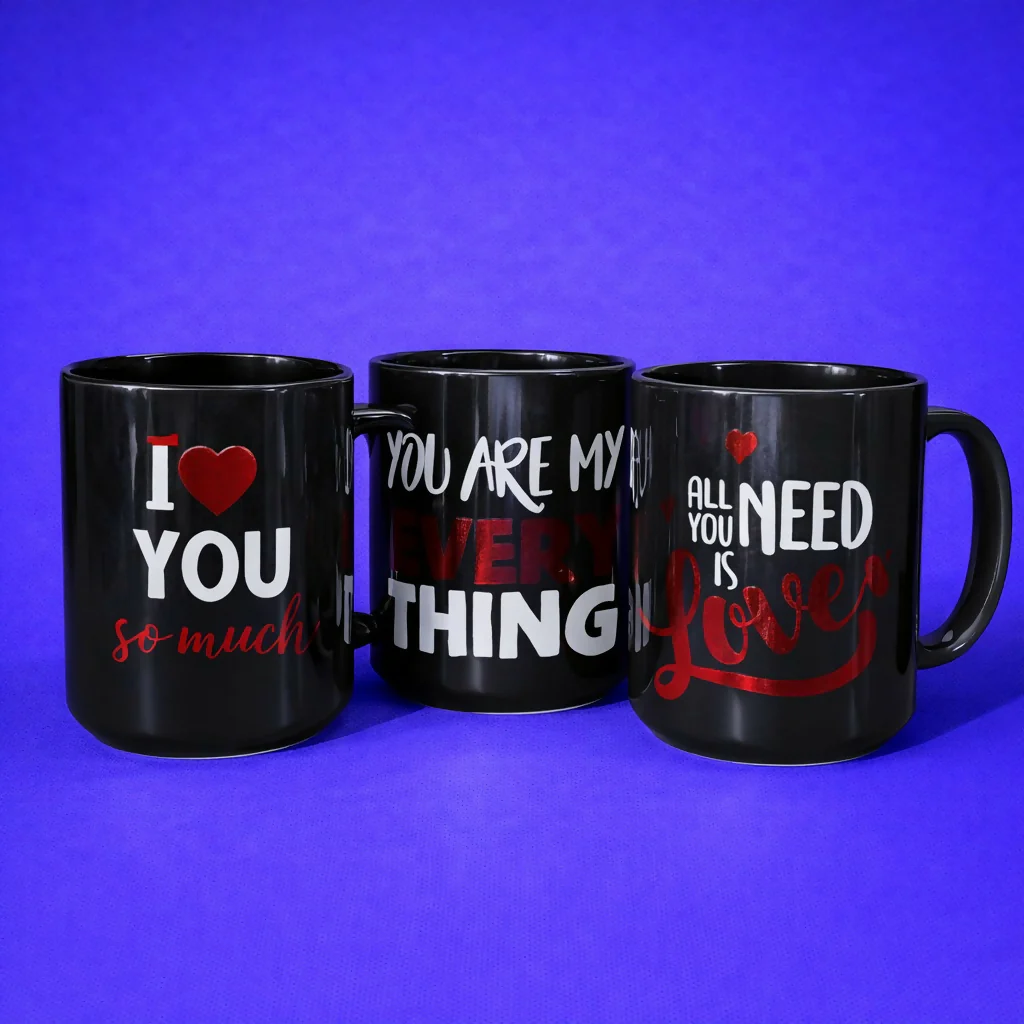 Printed Ceramic Coffee Mug Romantic Message Cup for Gift - Image 4