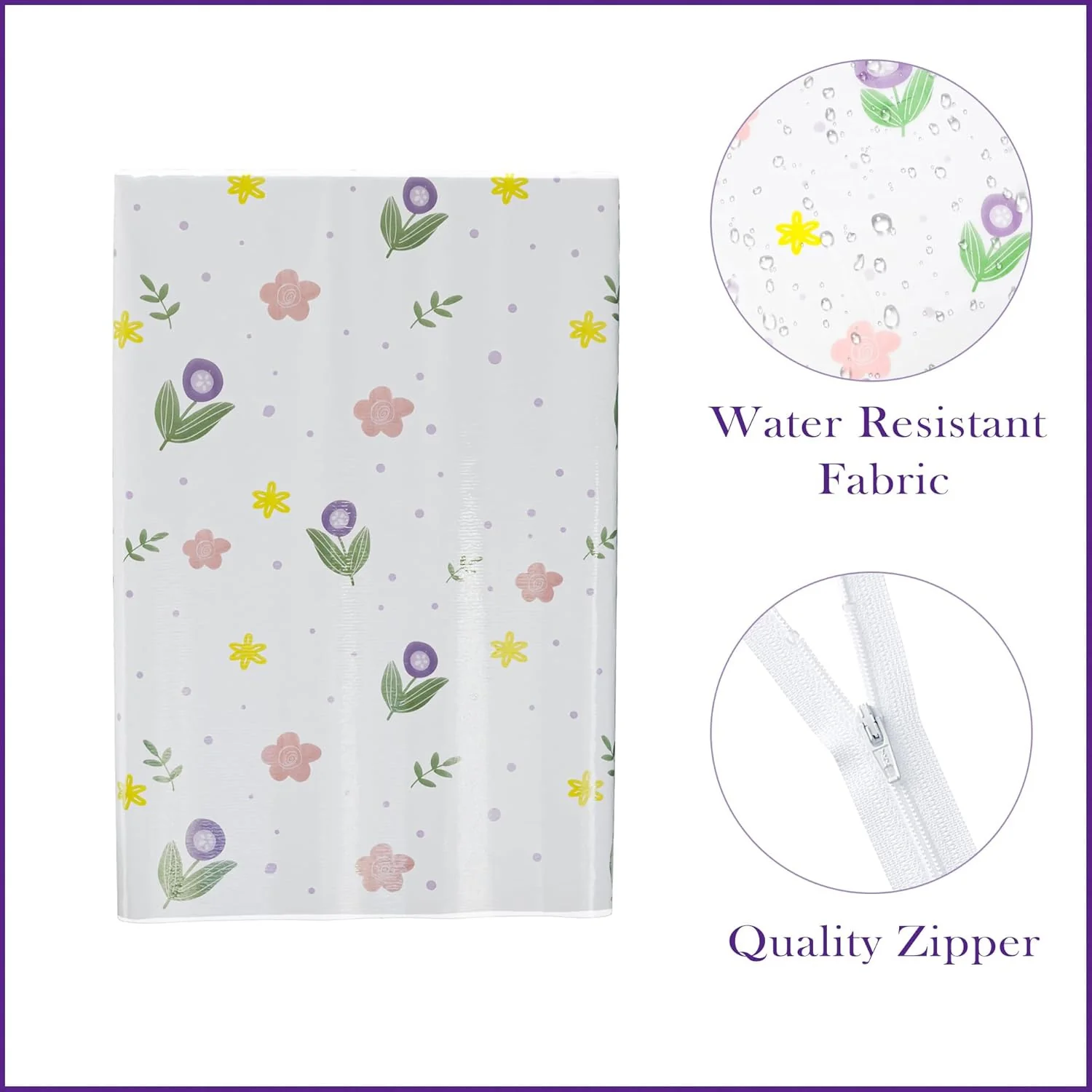 Printed Protective Washing Machine Cover for Top Load (55 × 58 × 87 cm) - Image 4