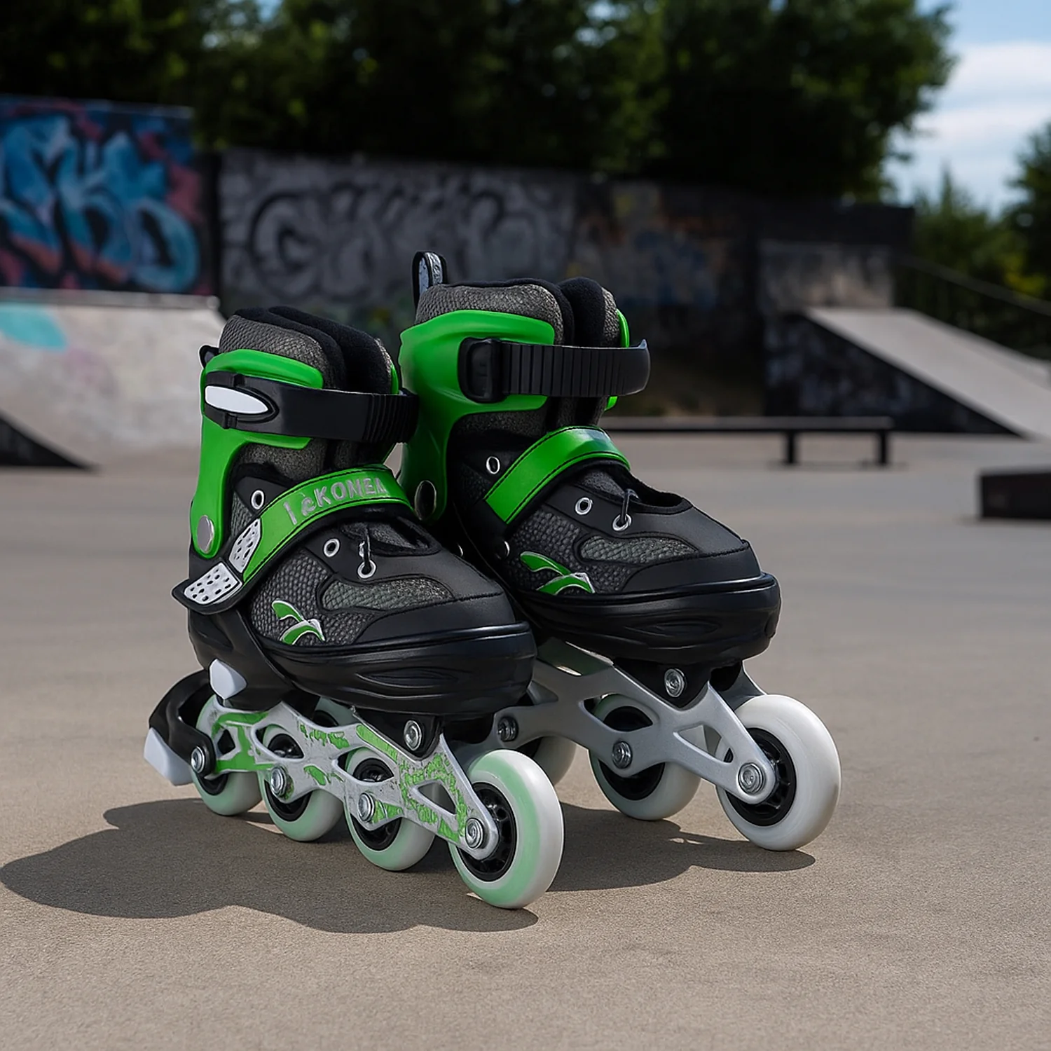 Professional Adjustable Inline Skates for Kids and Adults (Large / 1 Pair) - Image 3