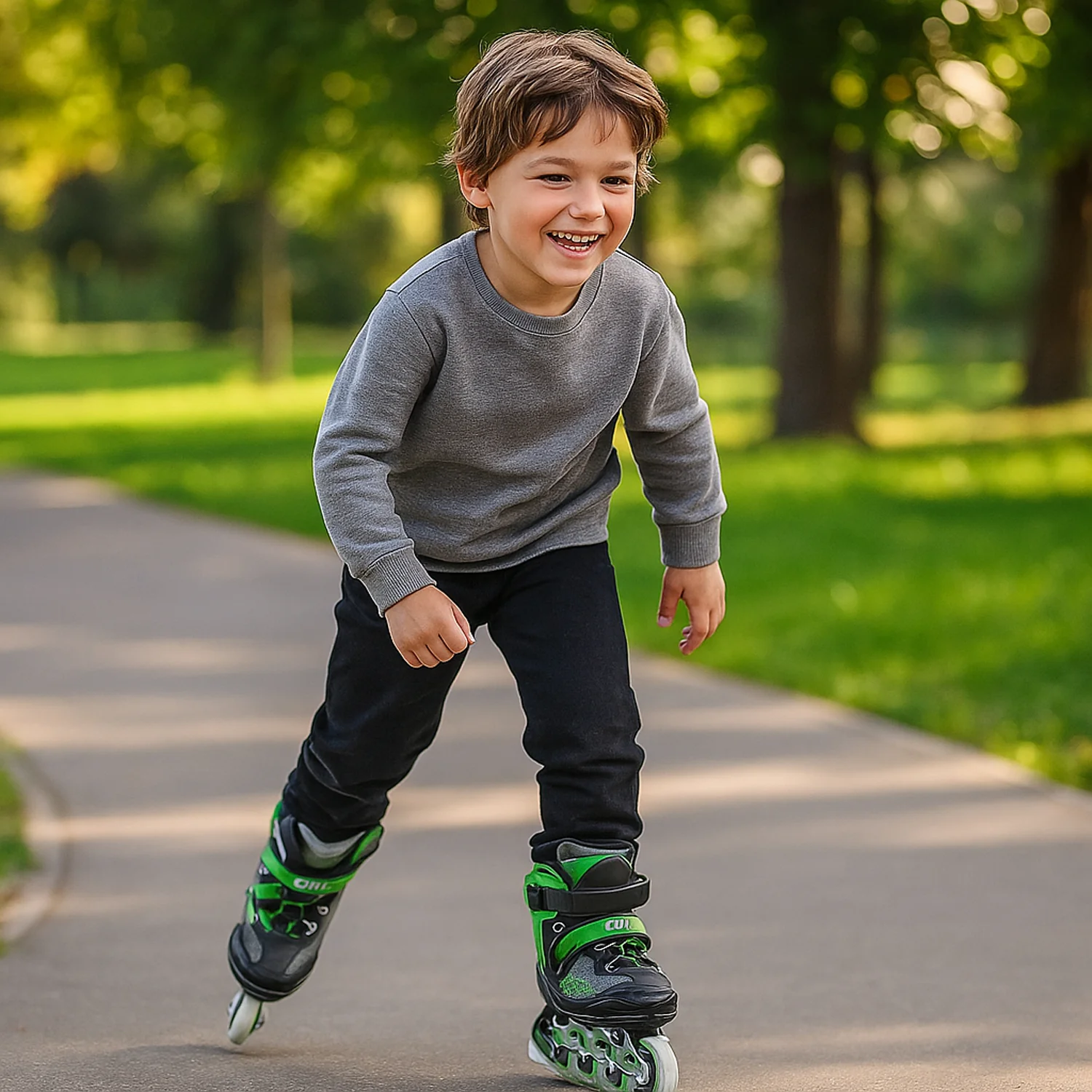 Professional Adjustable Inline Skates for Kids and Adults (Large / 1 Pair) - Image 4