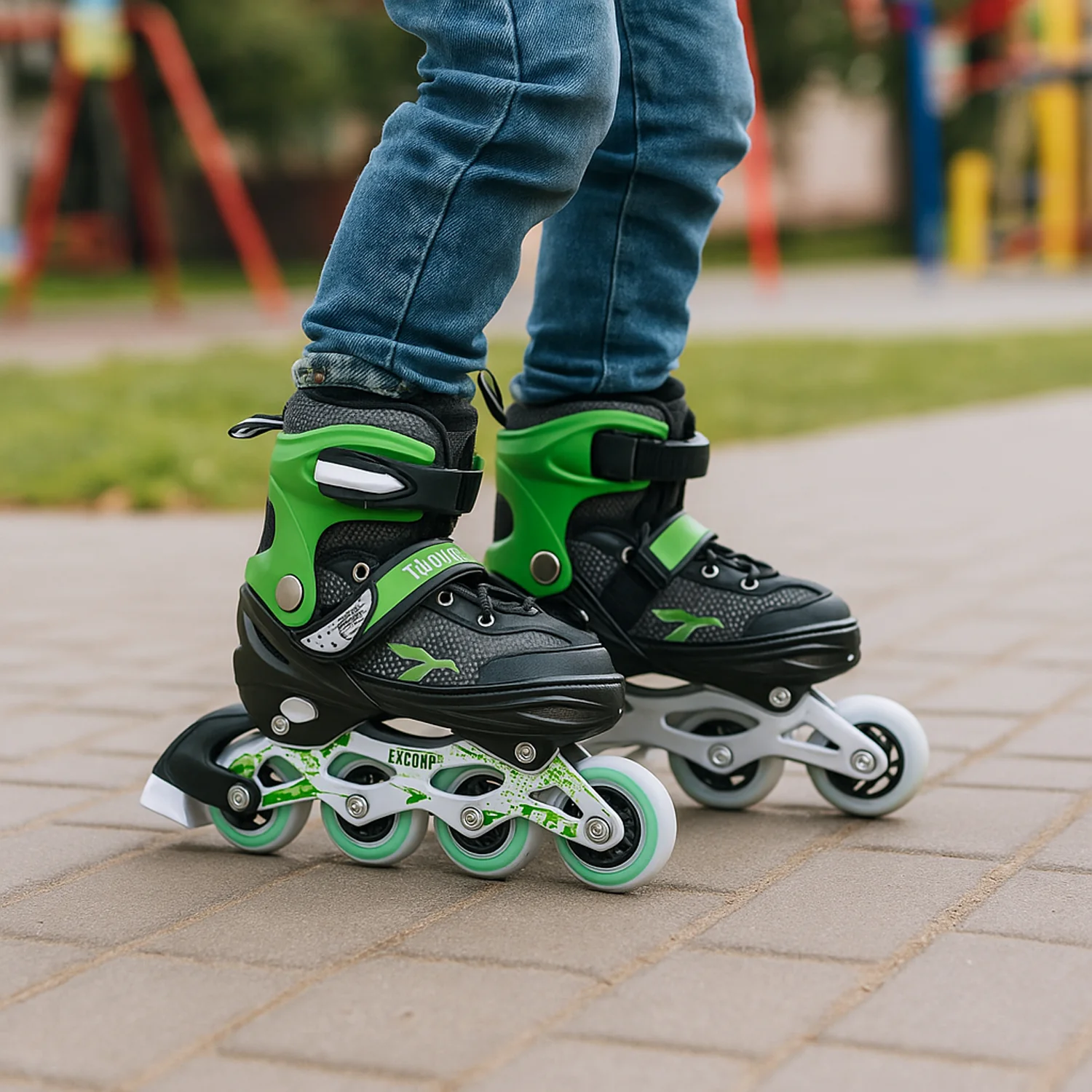 Professional Adjustable Inline Skates for Kids and Adults (Large / 1 Pair) - Image 5