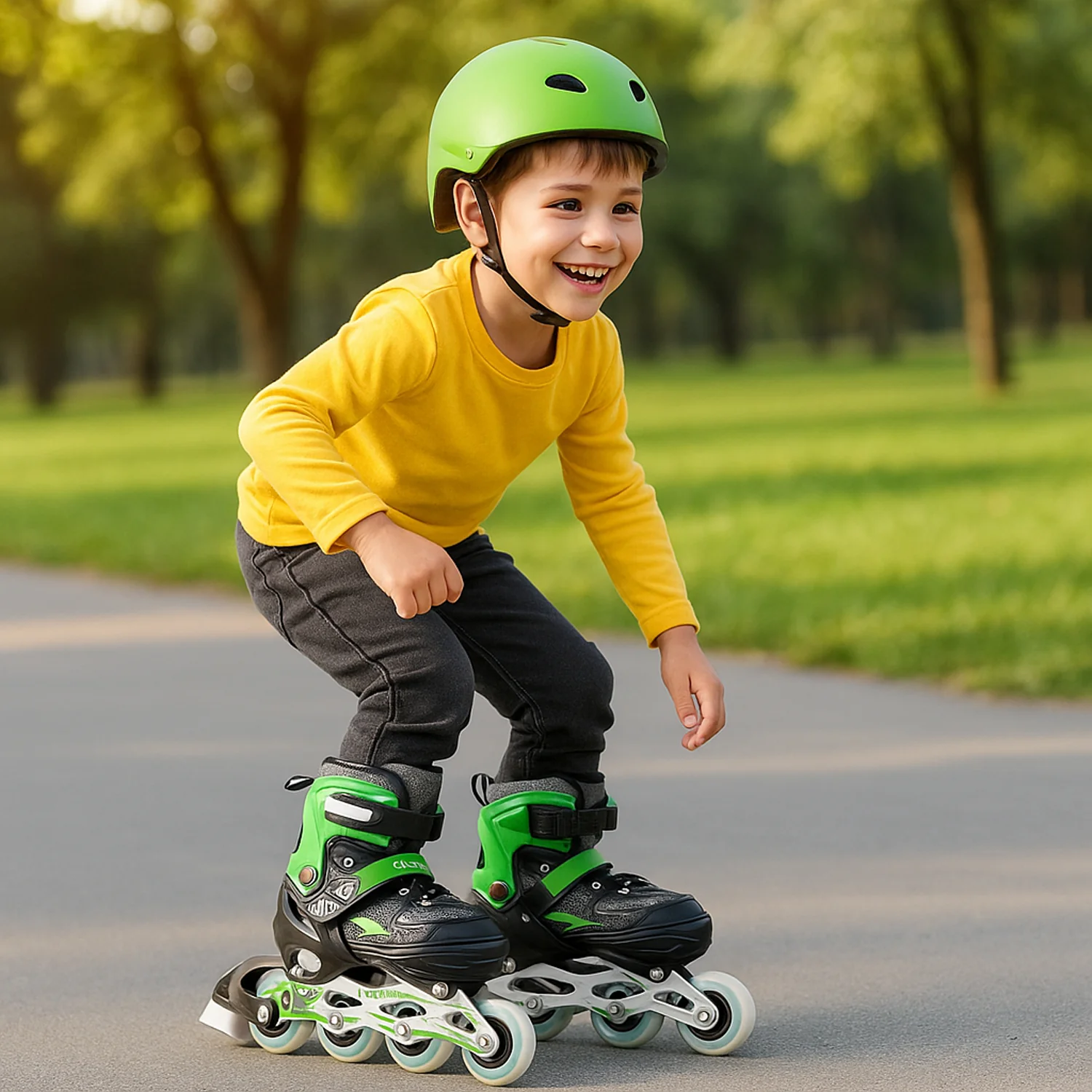 Professional Adjustable Inline Skates for Kids and Adults (Large / 1 Pair) - Image 7