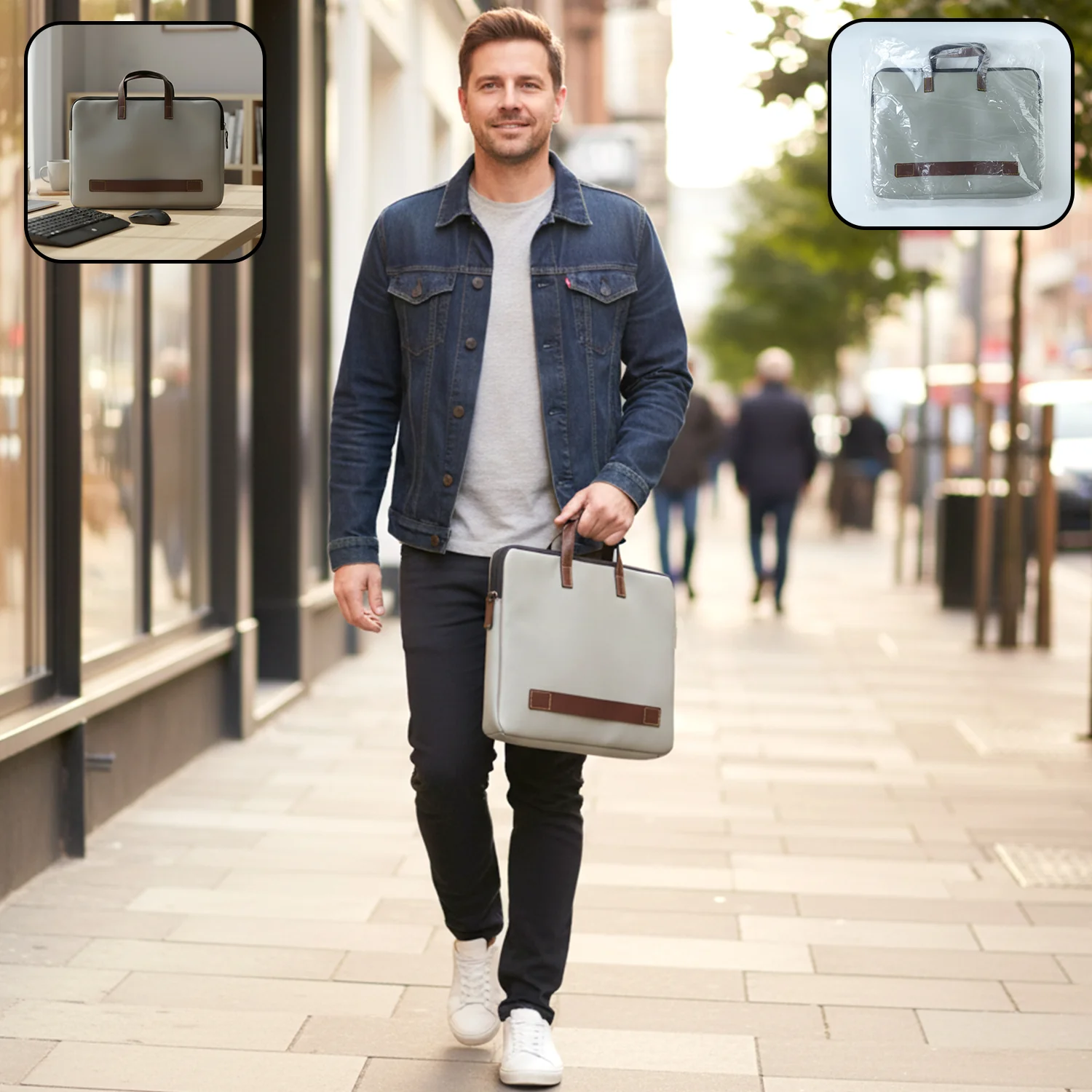 Professional Business Carry Bag (1 Pc, 37x28 Cm)