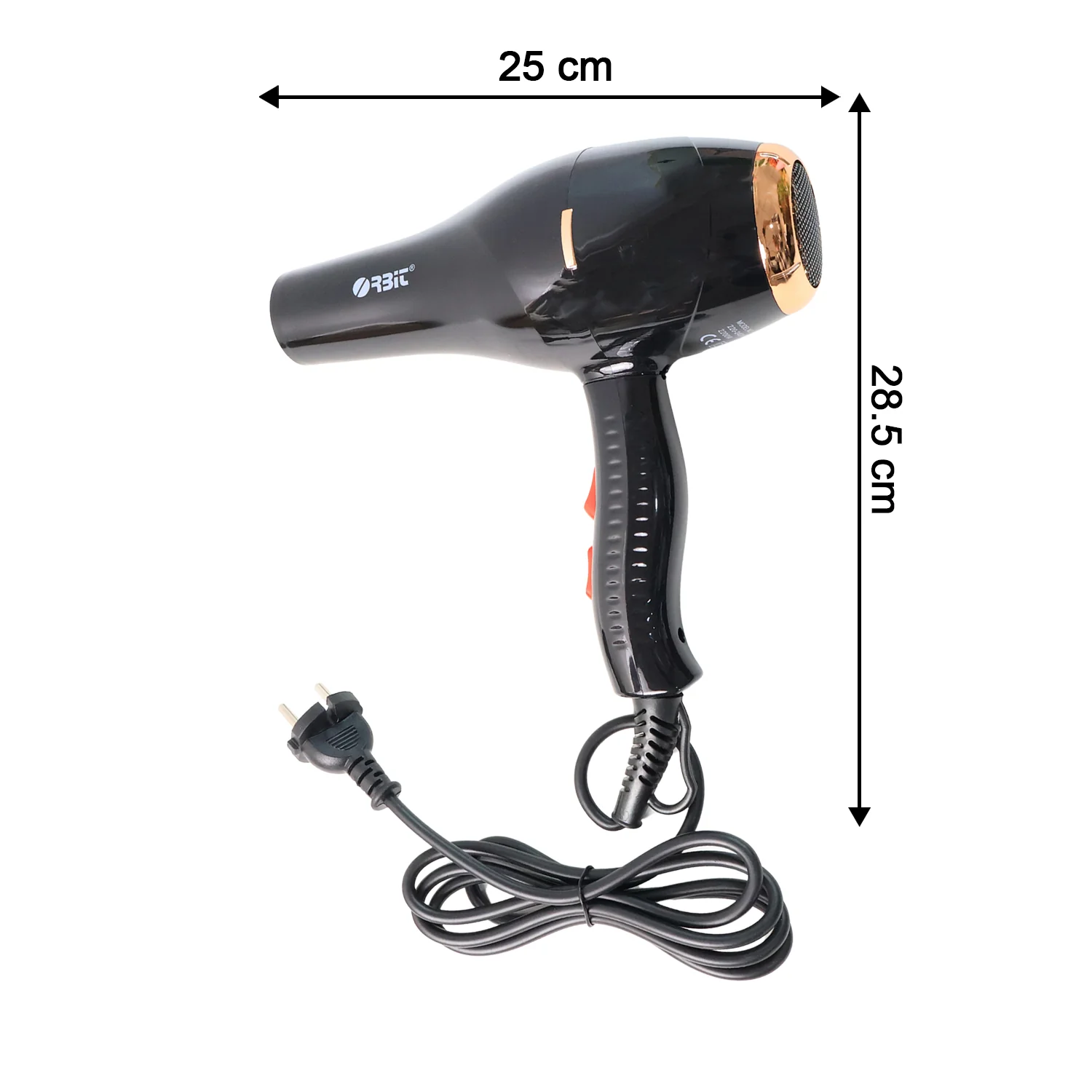 Orbit Professional Electric Hair Dryer with Concentrator Nozzle (1 Pc) - Image 3