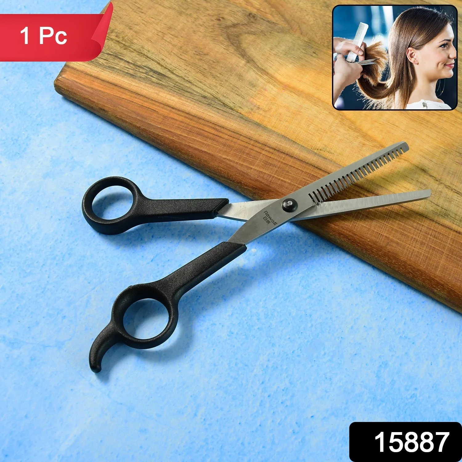 Professional Hair Thinning / Cutting Scissors - (1 Pc) - Image 2