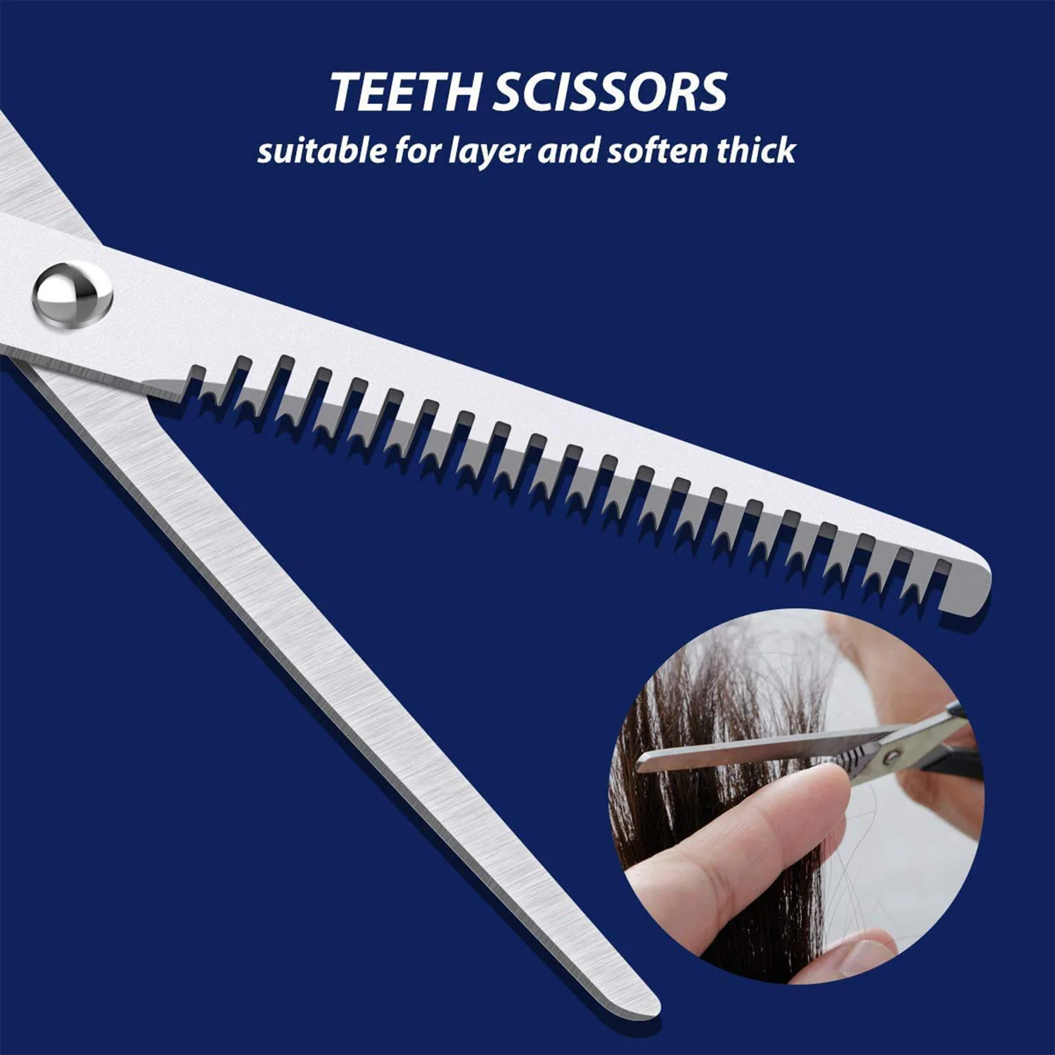 Professional Hair Thinning / Cutting Scissors - (1 Pc) - Image 3