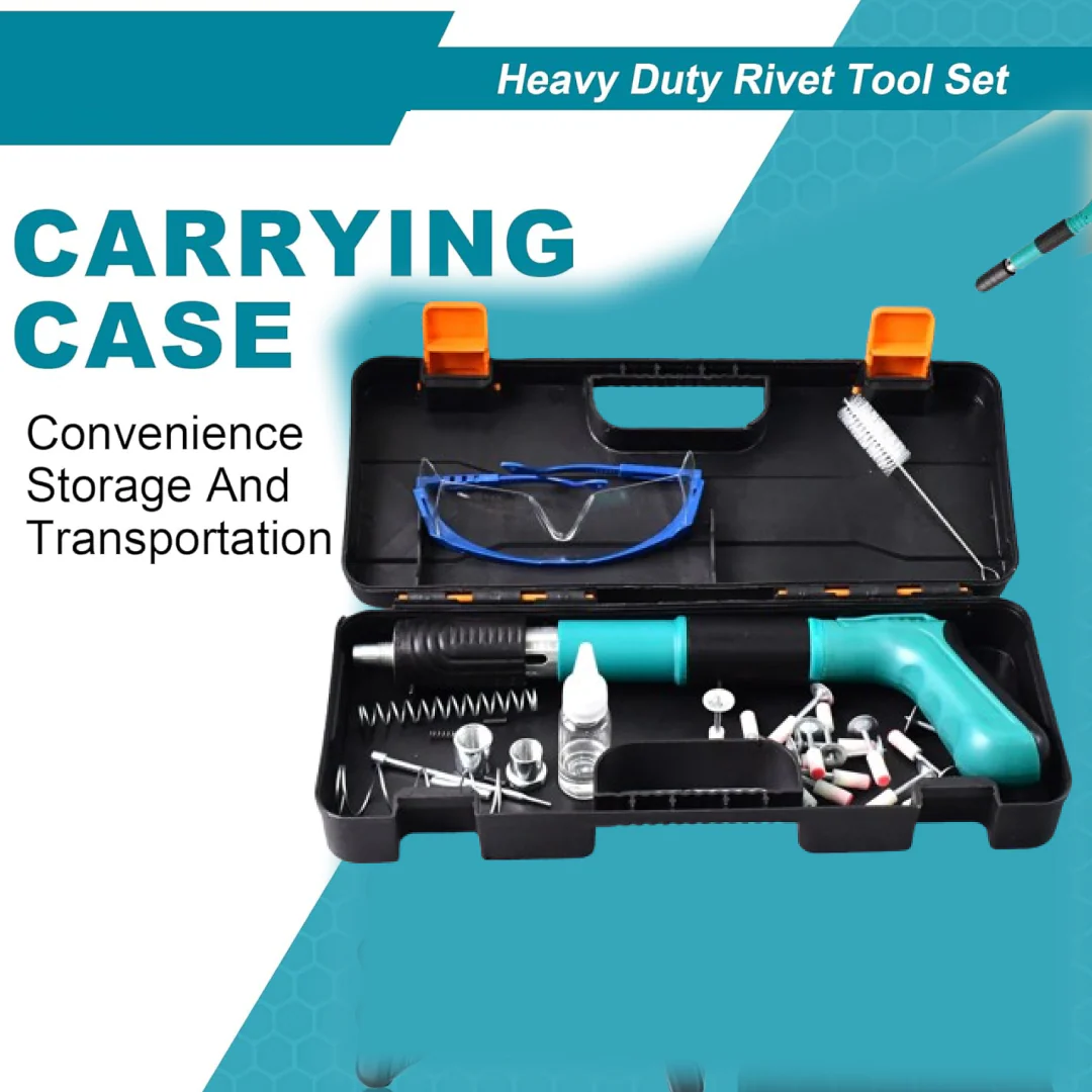 Professional Heavy-Duty Manual Rivet/Anchor Fastening Gun Tool Kit - Image 2