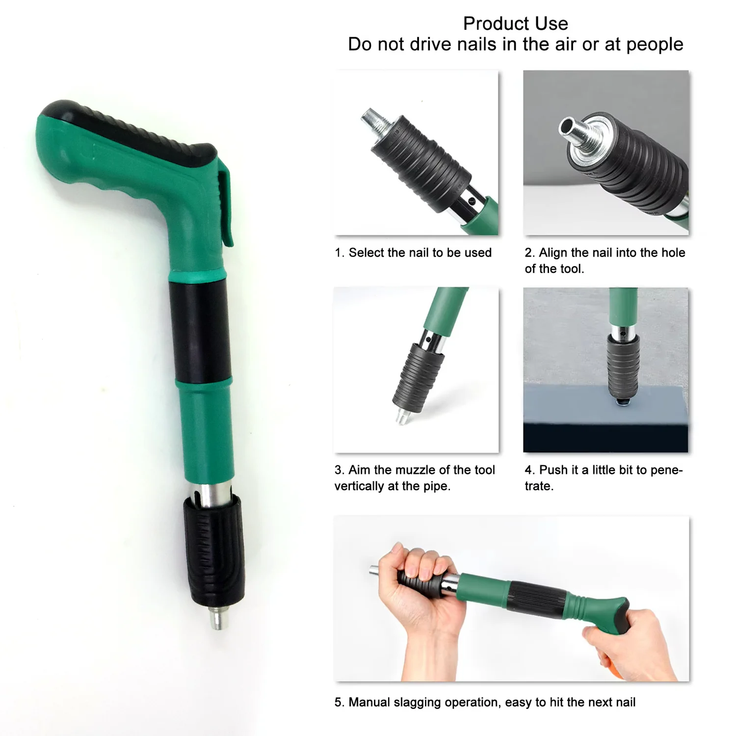 Professional Heavy-Duty Manual Rivet/Anchor Fastening Gun Tool Kit - Image 5