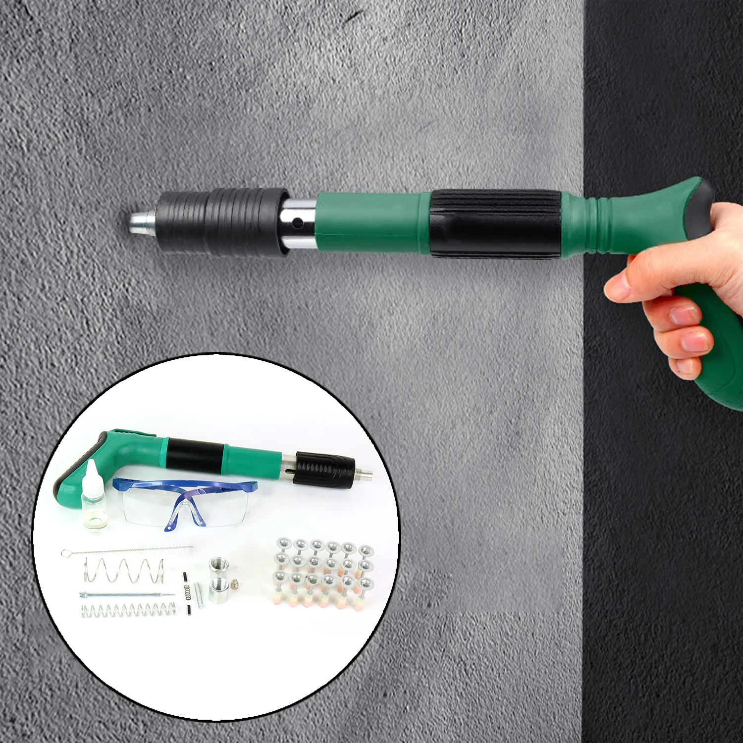 Professional Heavy-Duty Manual Rivet/Anchor Fastening Gun Tool Kit - Image 7