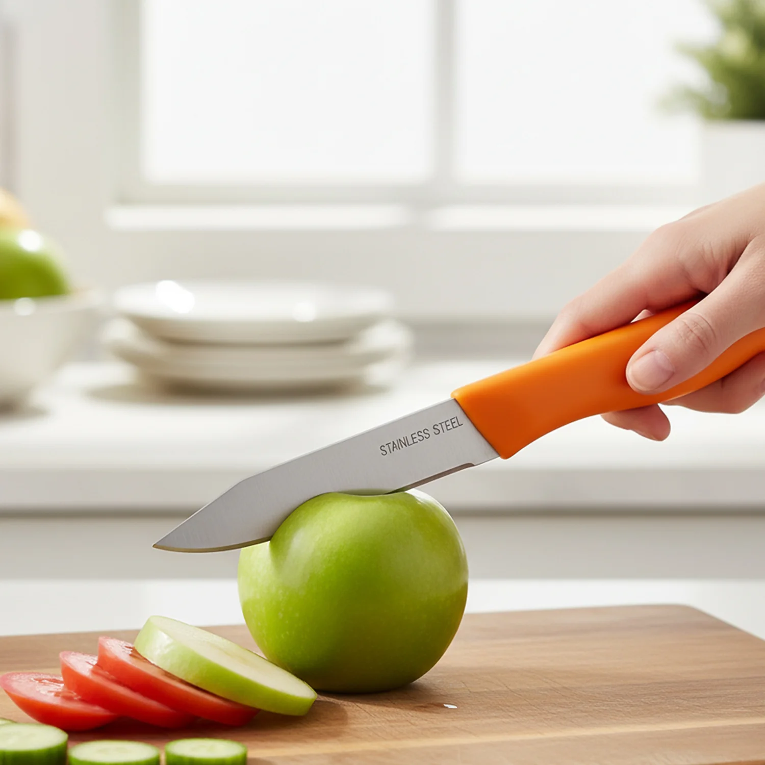 Professional Paring & Utility Kitchen Knife, Chhari (1 Pc) - Image 3