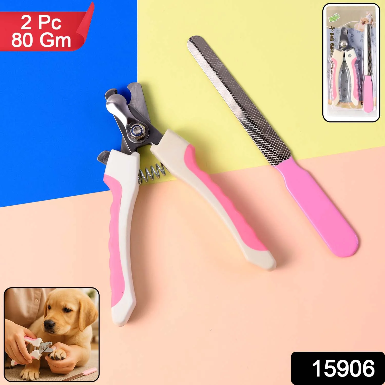 Professional Pet Nail Clipper and File (2 Pc Set) - Image 2