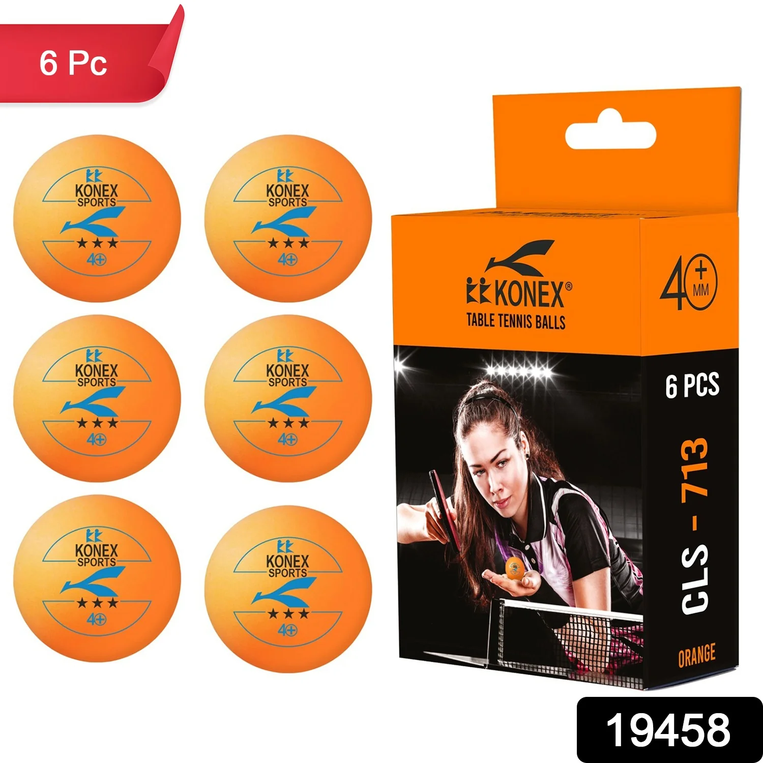 Professional Table Tennis Balls (6 Pc) - Image 2