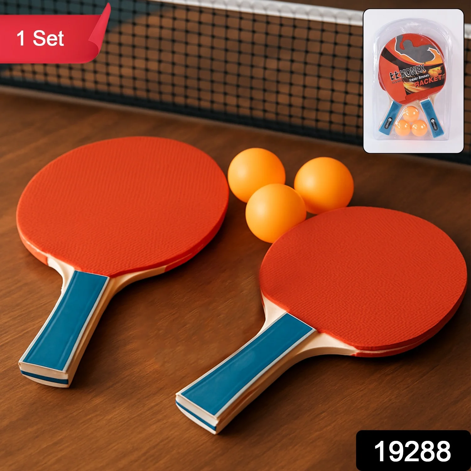 Konex Professional Table Tennis Racket (1 Set) - Image 2