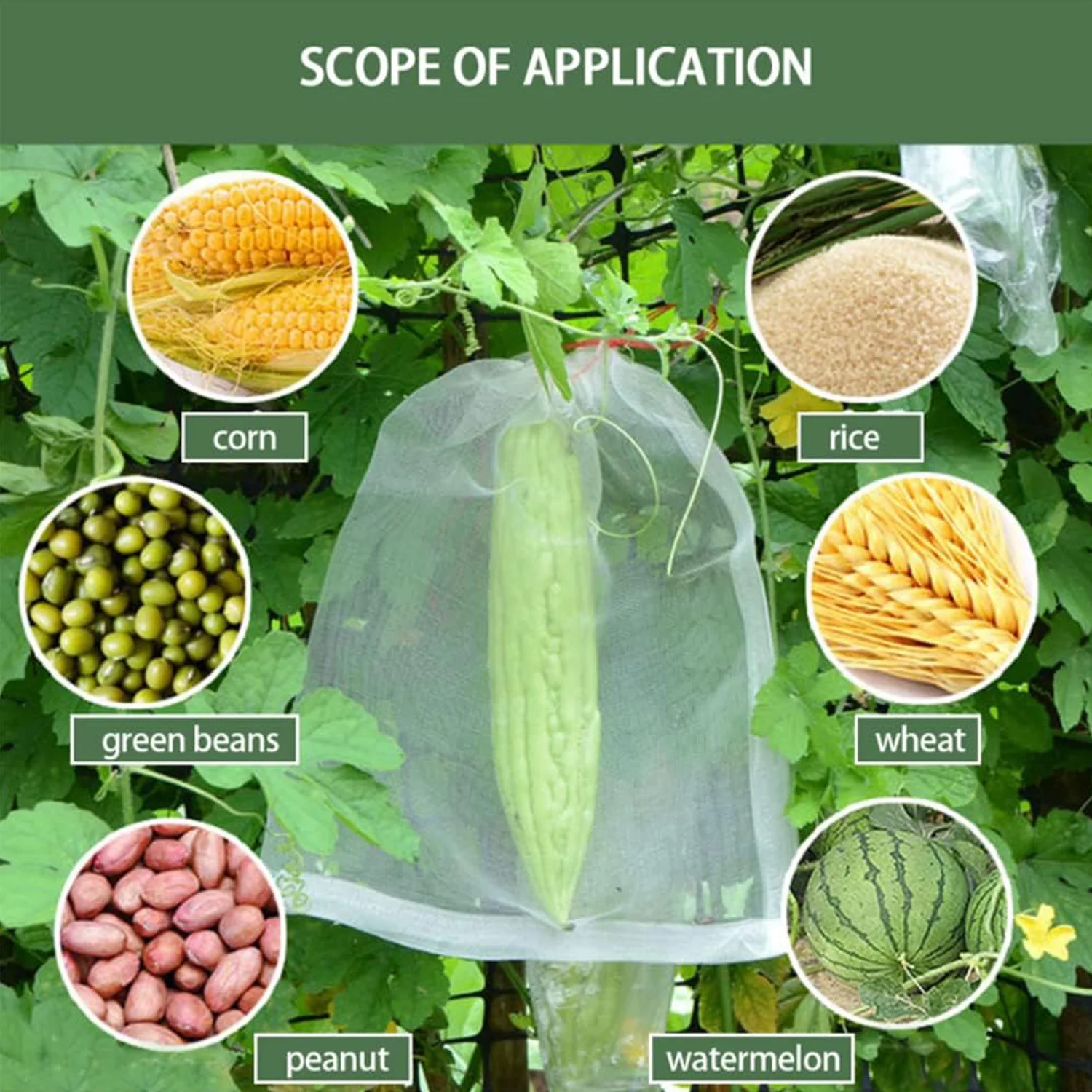 Protective Garden Barrier Cover Bag, Plants, Grapes, Figs, Flowers, and Vegetables - Image 8