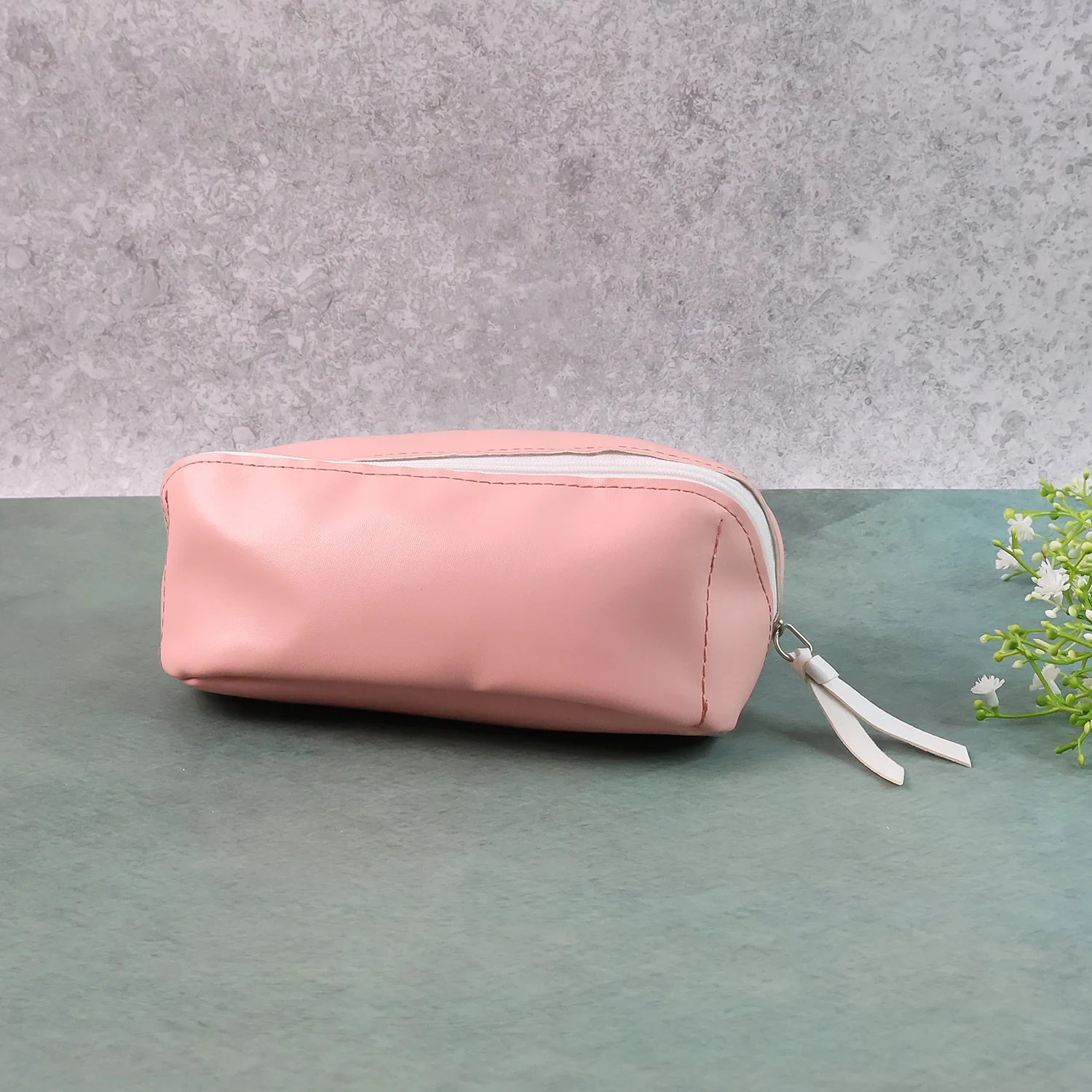 PU Leather Cosmetic & Pencil Pouch - (1 Pc) - Image 3