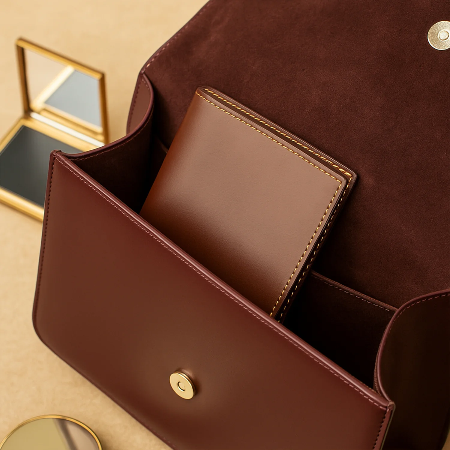 PU Leather Multipurpose Card Holder & Slim Travel Wallet (1 Pc) - Image 3
