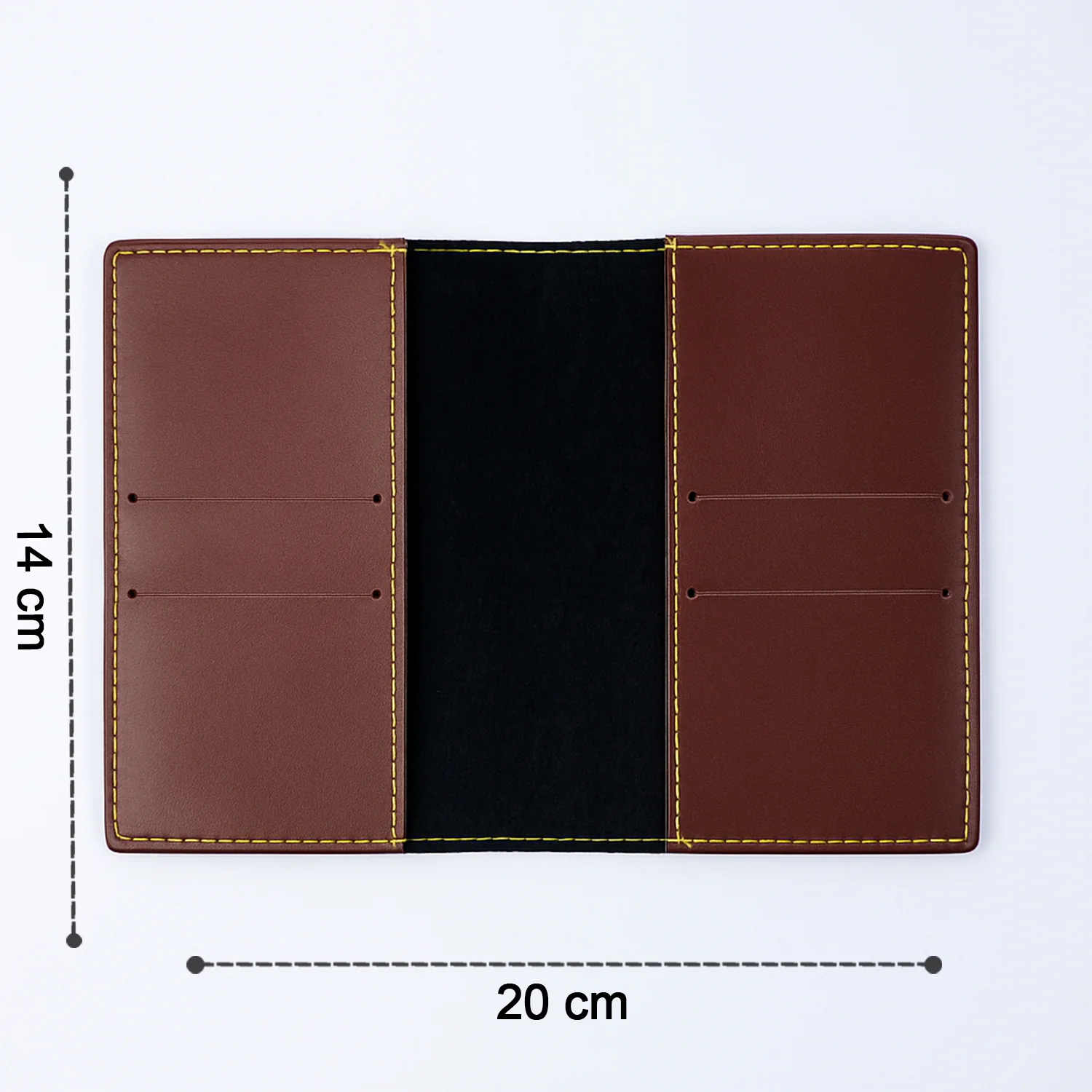 PU Leather Multipurpose Card Holder & Slim Travel Wallet (1 Pc) - Image 4