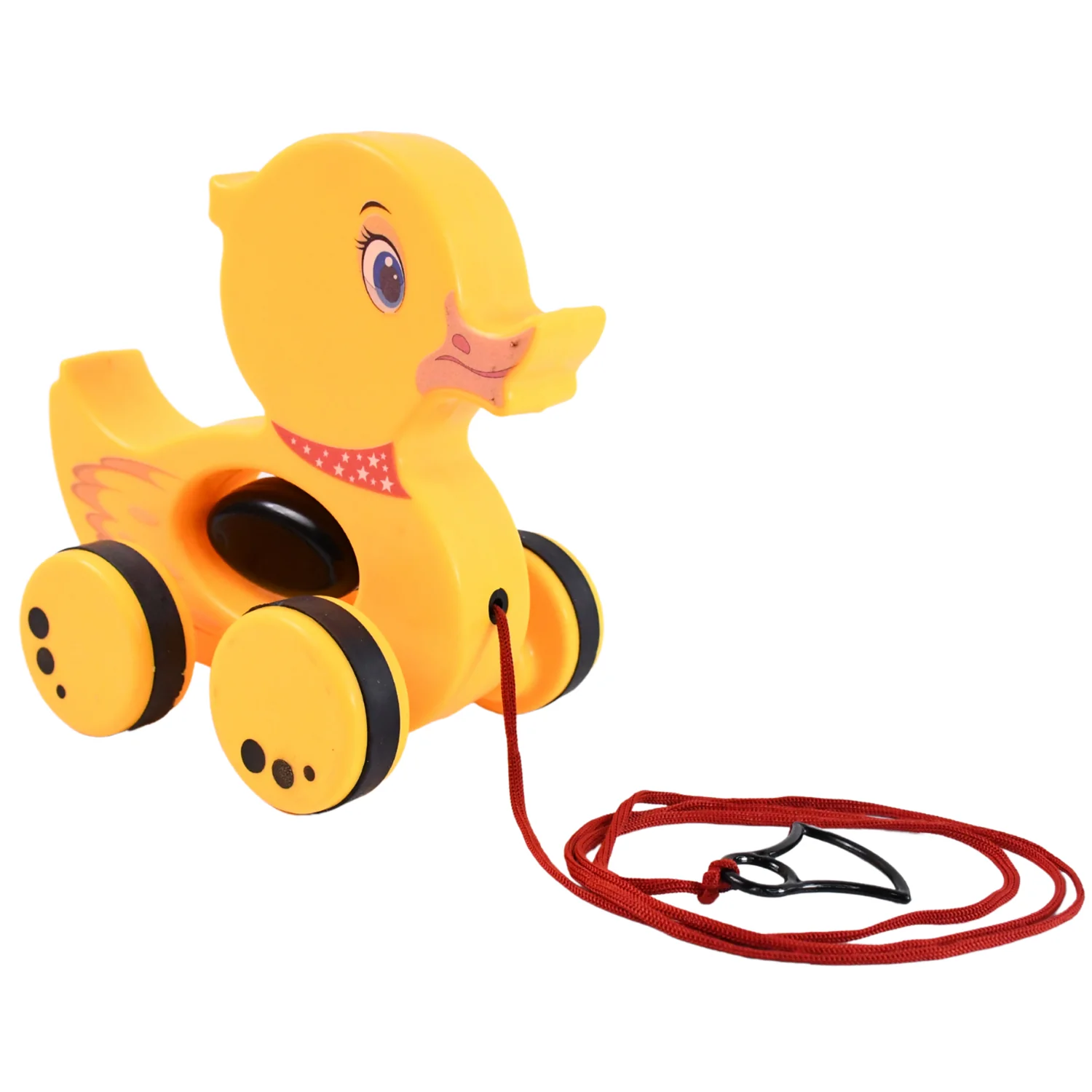 Pull Along Toy with Attractive Design, Developmental Toy for Girl Boy (Duck) - Image 5
