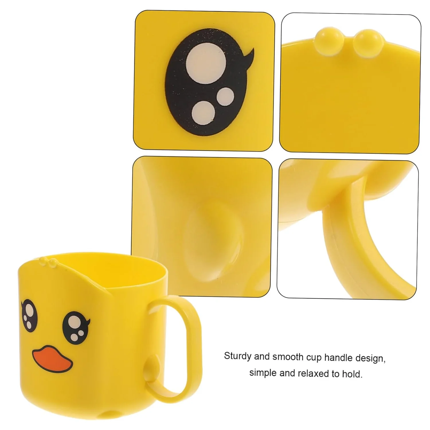 Multipurpose Cartoon Plastic Cup Toothbrush Cups (1 Pc) - Image 4