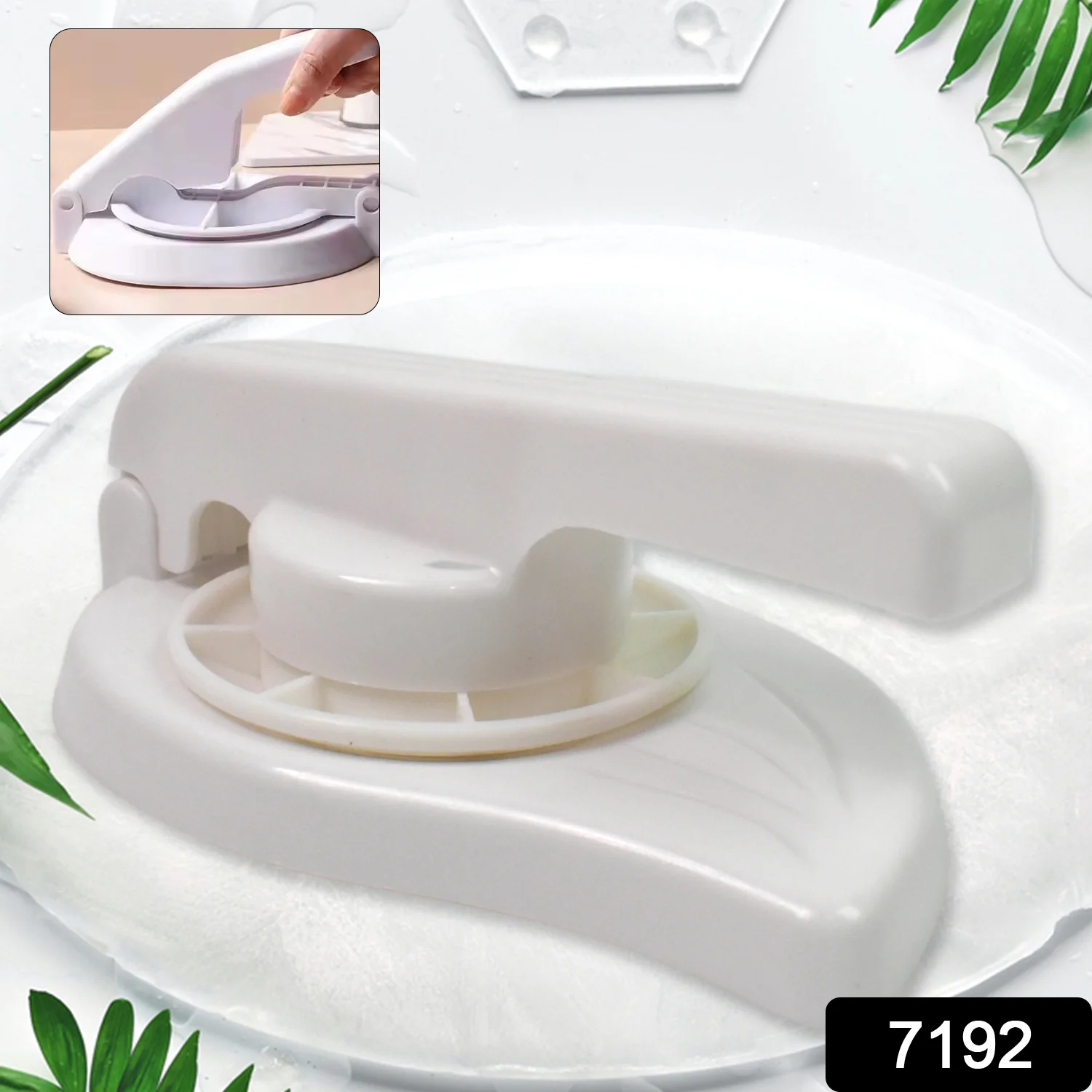 Plastic Puri Press Maker (1 Pc): Easy Chapati Roti Press (Kitchen) - Image 2
