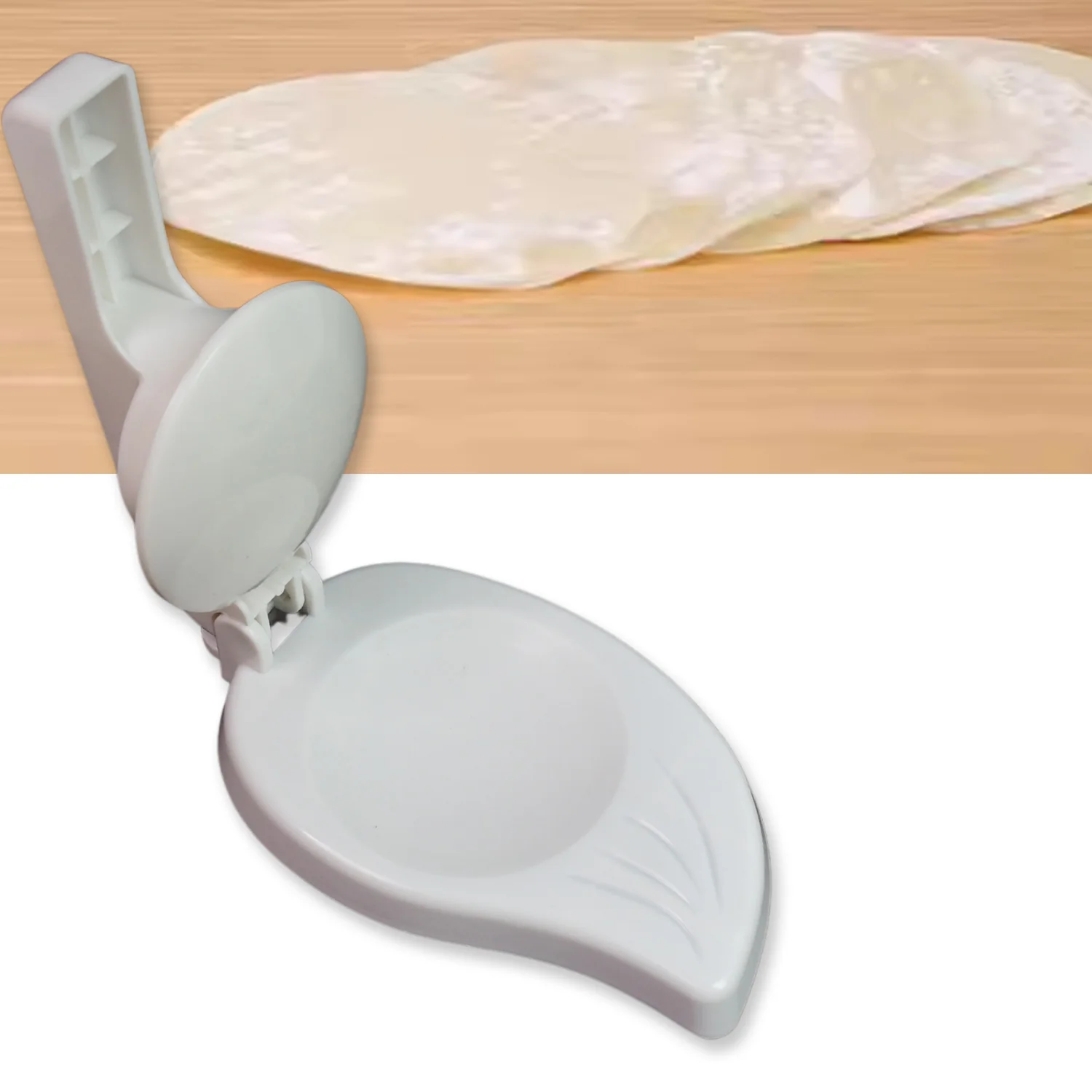 Plastic Puri Press Maker (1 Pc): Easy Chapati Roti Press (Kitchen) - Image 5