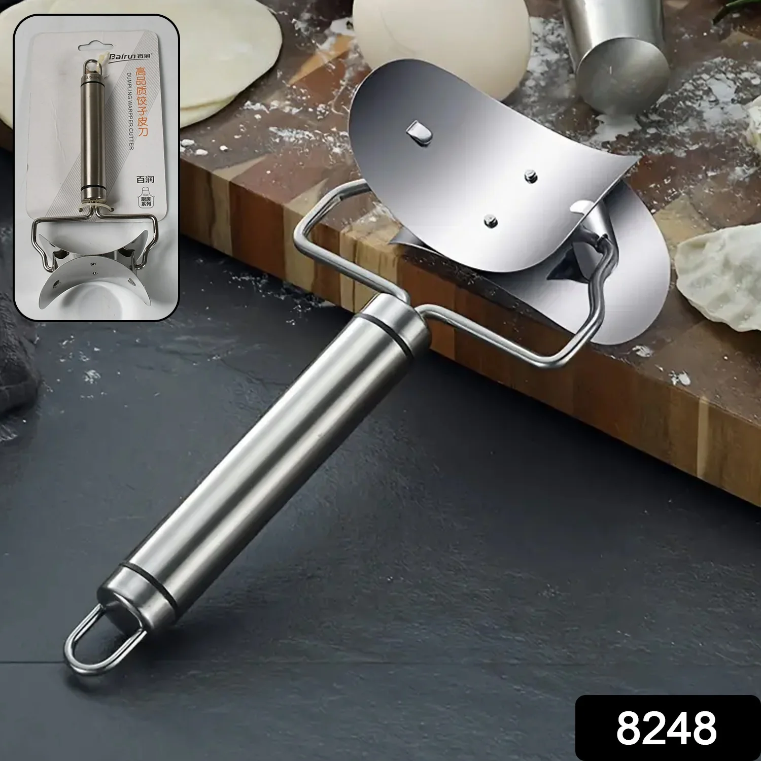Multifunctional Easy and Fast Stainless Steel Puri cutter roller Machine (1 pc) - Image 6