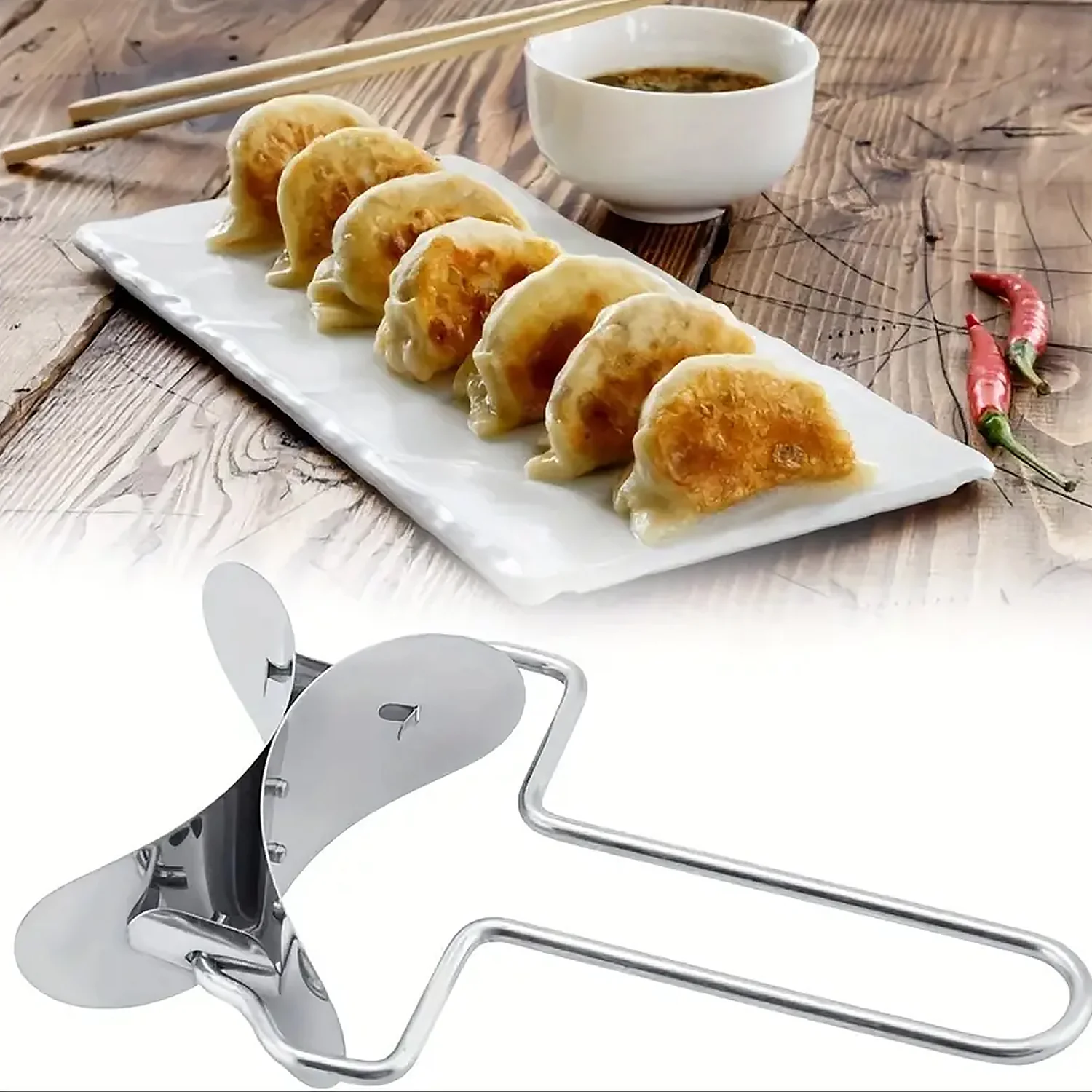 Puri Cutter Stainless Steel Roller Machine for Baking Tools - Image 6