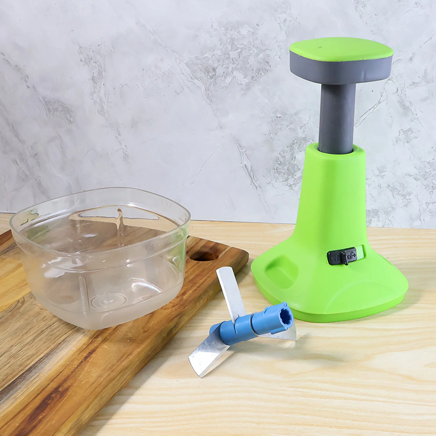 Push-Down Vegetable & Fruit Chopper (B-Grade / 750 ML) - Image 7