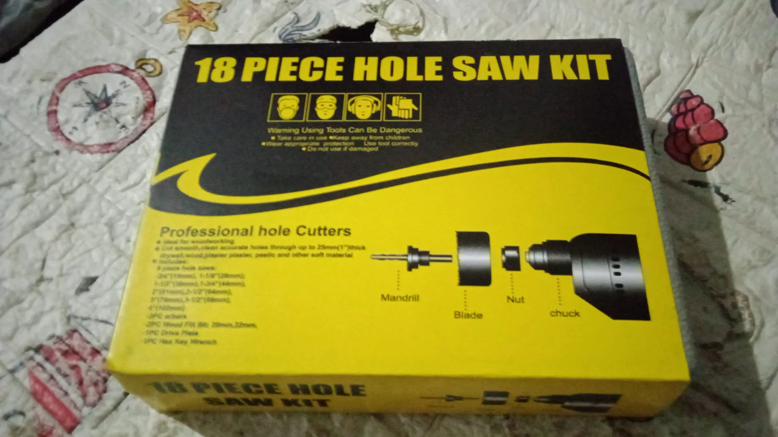 Drill Hole Cutter, Carbon Steel High Accuracy Incisive Hole Saw for Cutting PCV  (18 Pcs Set) - Image 11