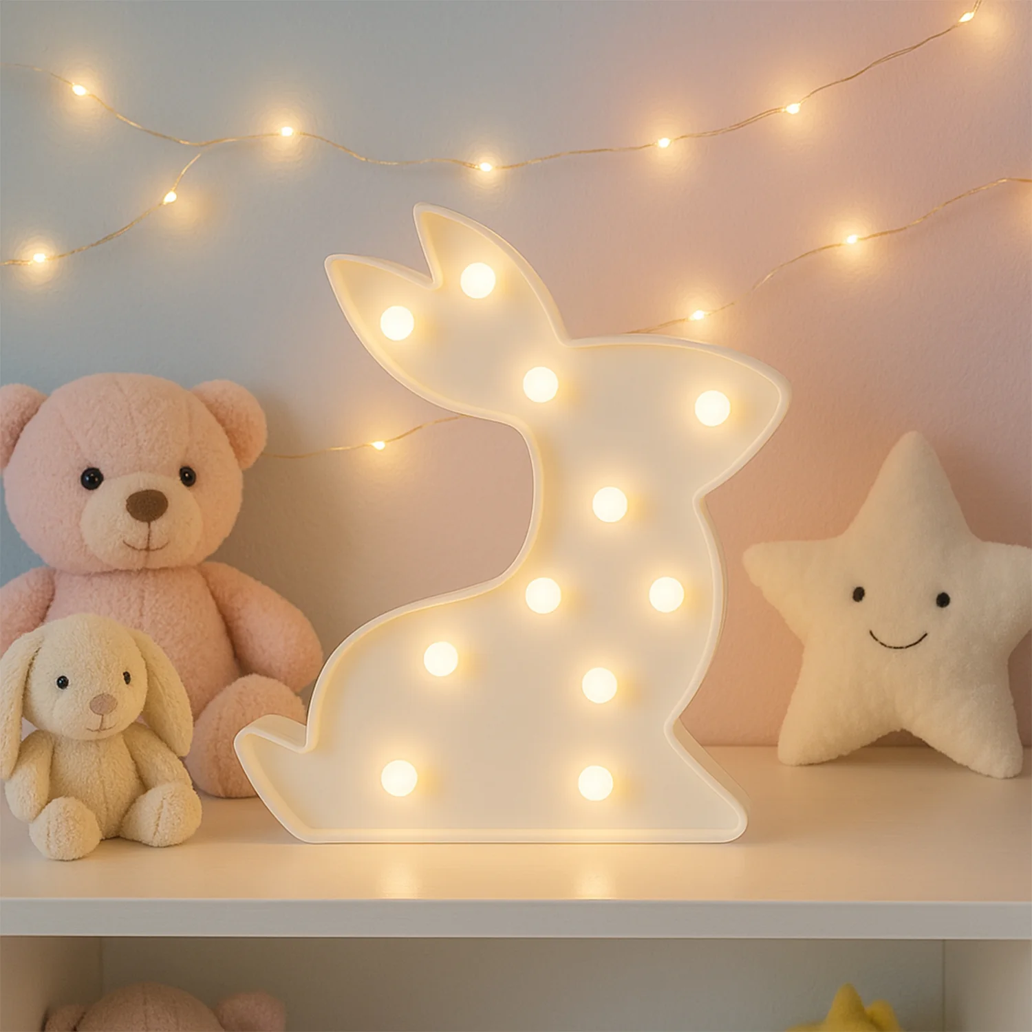 Rabbit Shaped LED Decorative Night Light (1 Pc) - Image 3