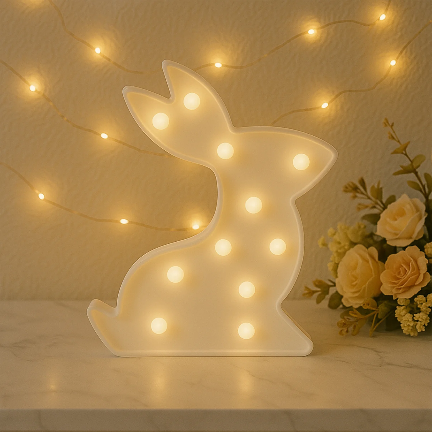 Rabbit Shaped LED Decorative Night Light (1 Pc) - Image 4