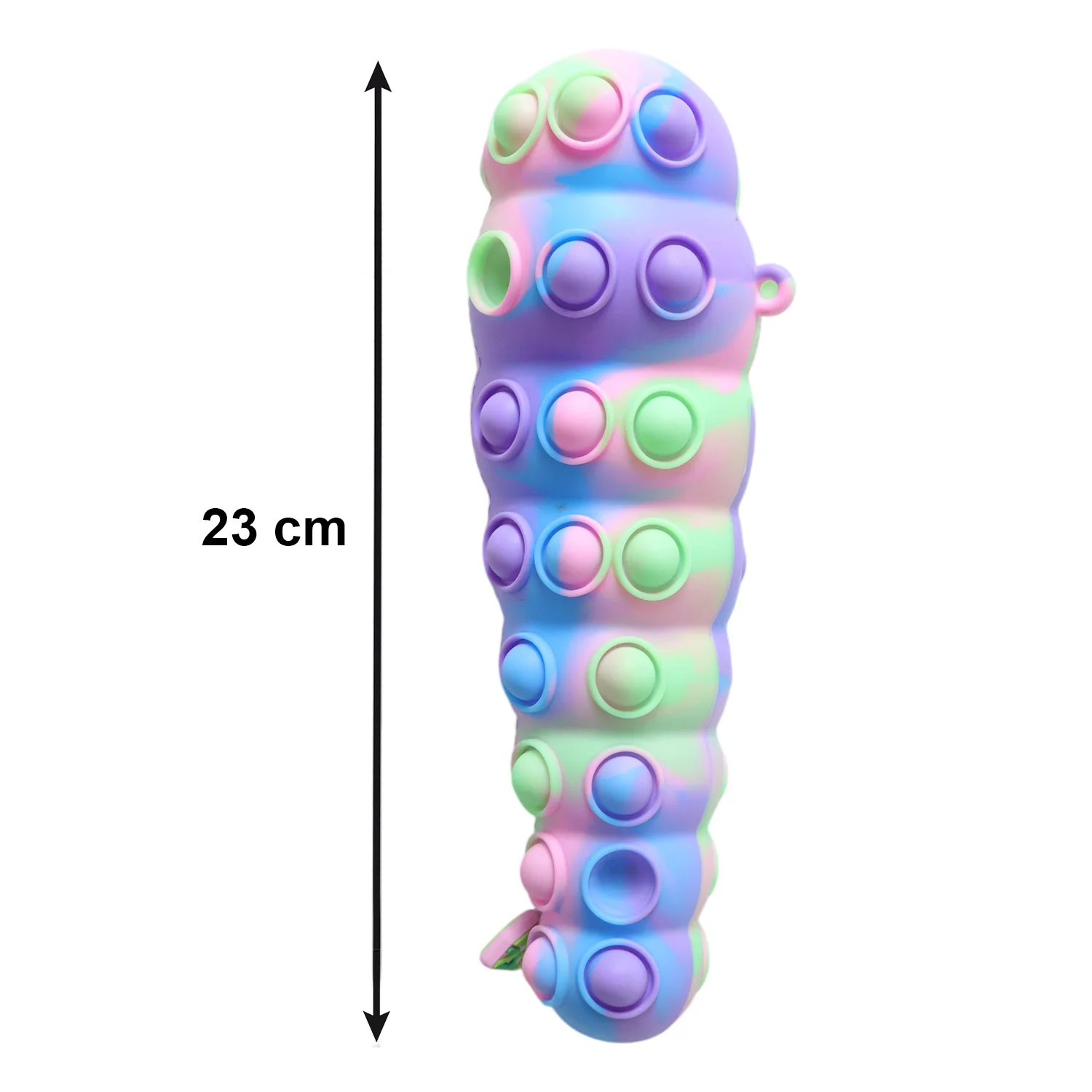 Rainbow Caterpillar Pop It Toy (1 Pc) - Image 6