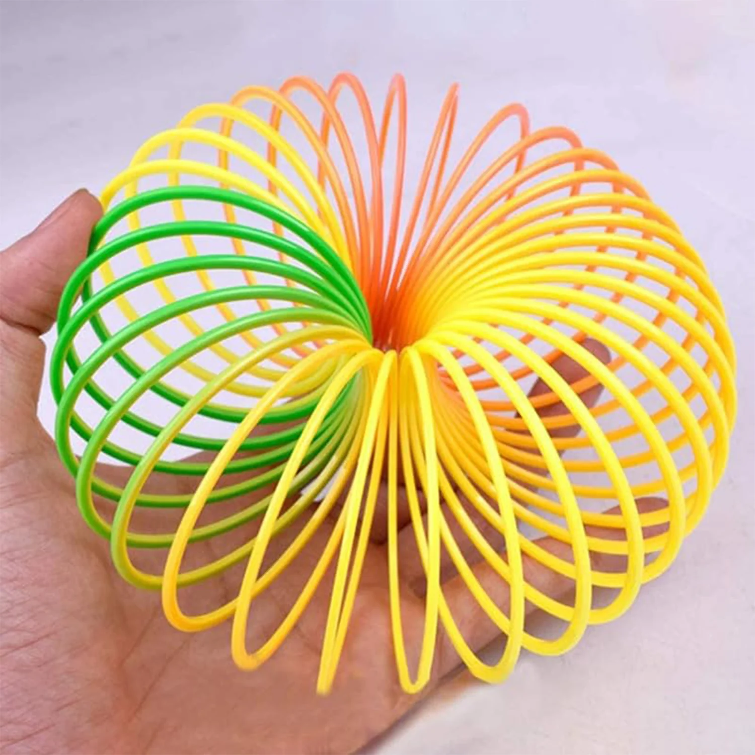 Rainbow Slinky Spring Toy – Compact Fun Toy for Kids & Adults, Gift-Friendly - Image 5