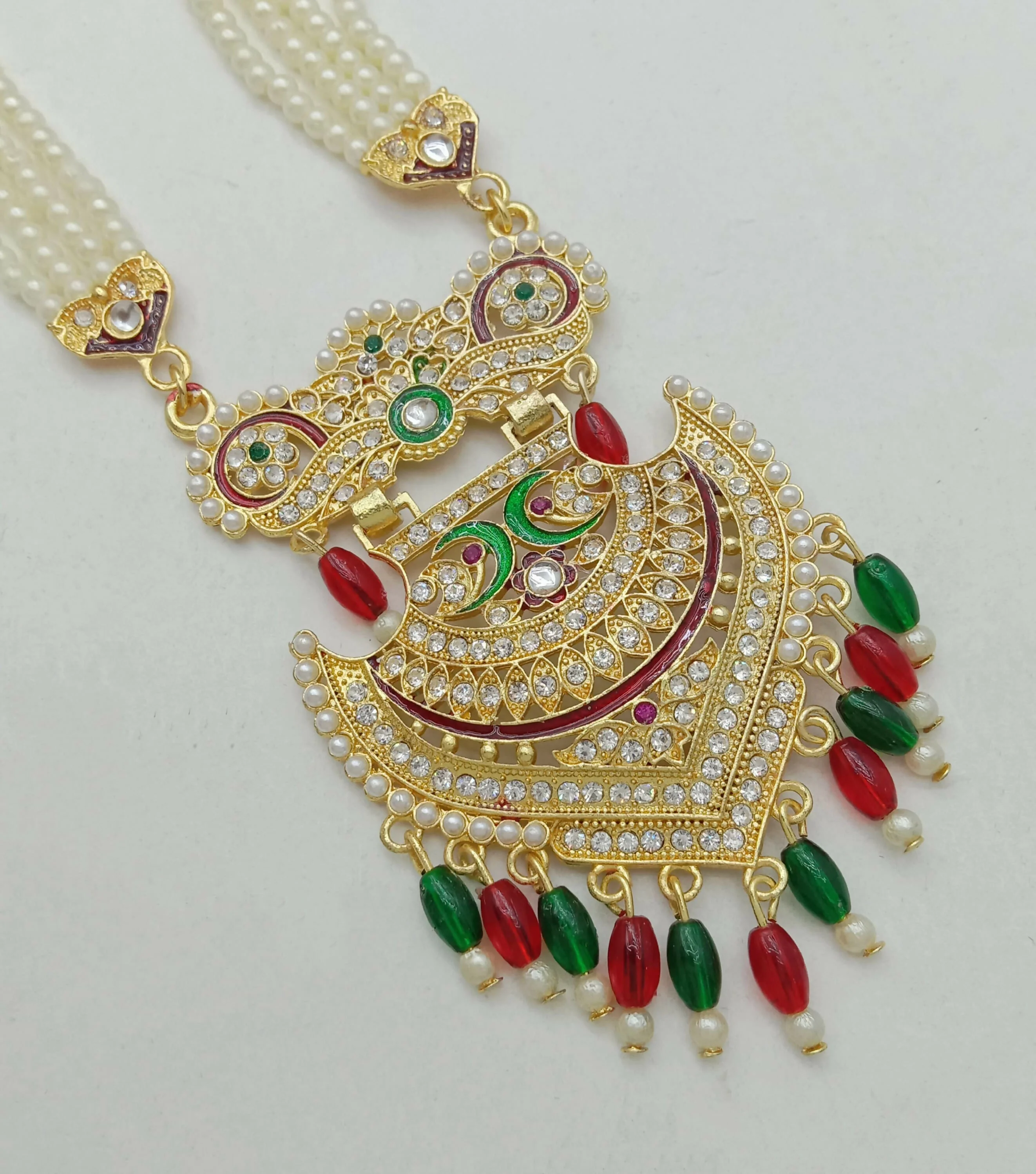RAJASTHANI MOTI RANI HAR WITH CHOKER SET - Image 2