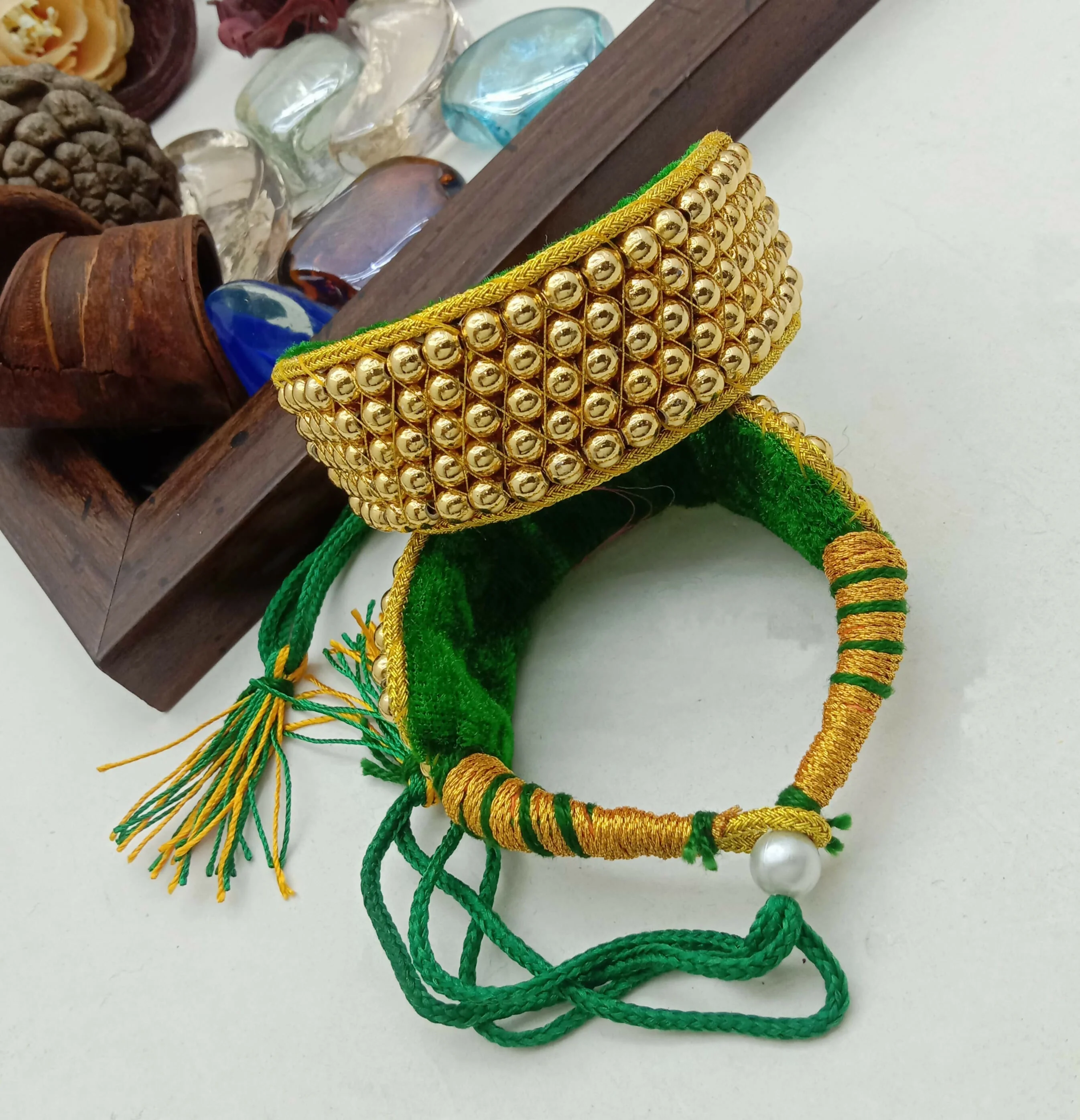 Bridal Poochi with Velvet Finish - Image 3