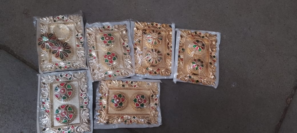 Rakasha Bandhan Special Puja Thali, Kumkum Thali Holder, Pooja Return Gift, Indian Housewarming Gifts, Brother / Bhai / Bhabhi / Sister / Family   for Rakshabandhan, Diwali (Mix Design) - Image 8