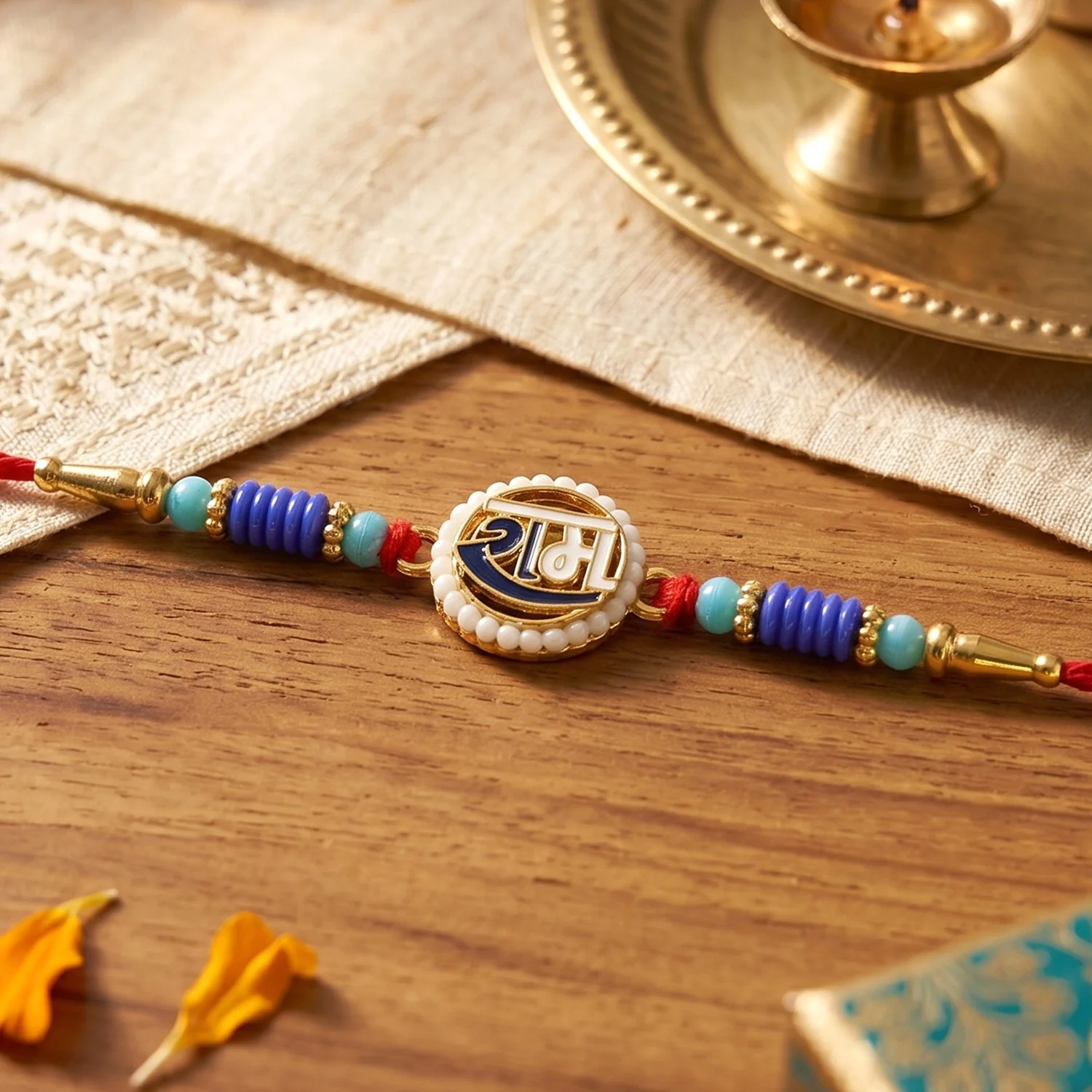 Ram Naam Devnagari Designer Rakhi - Image 3