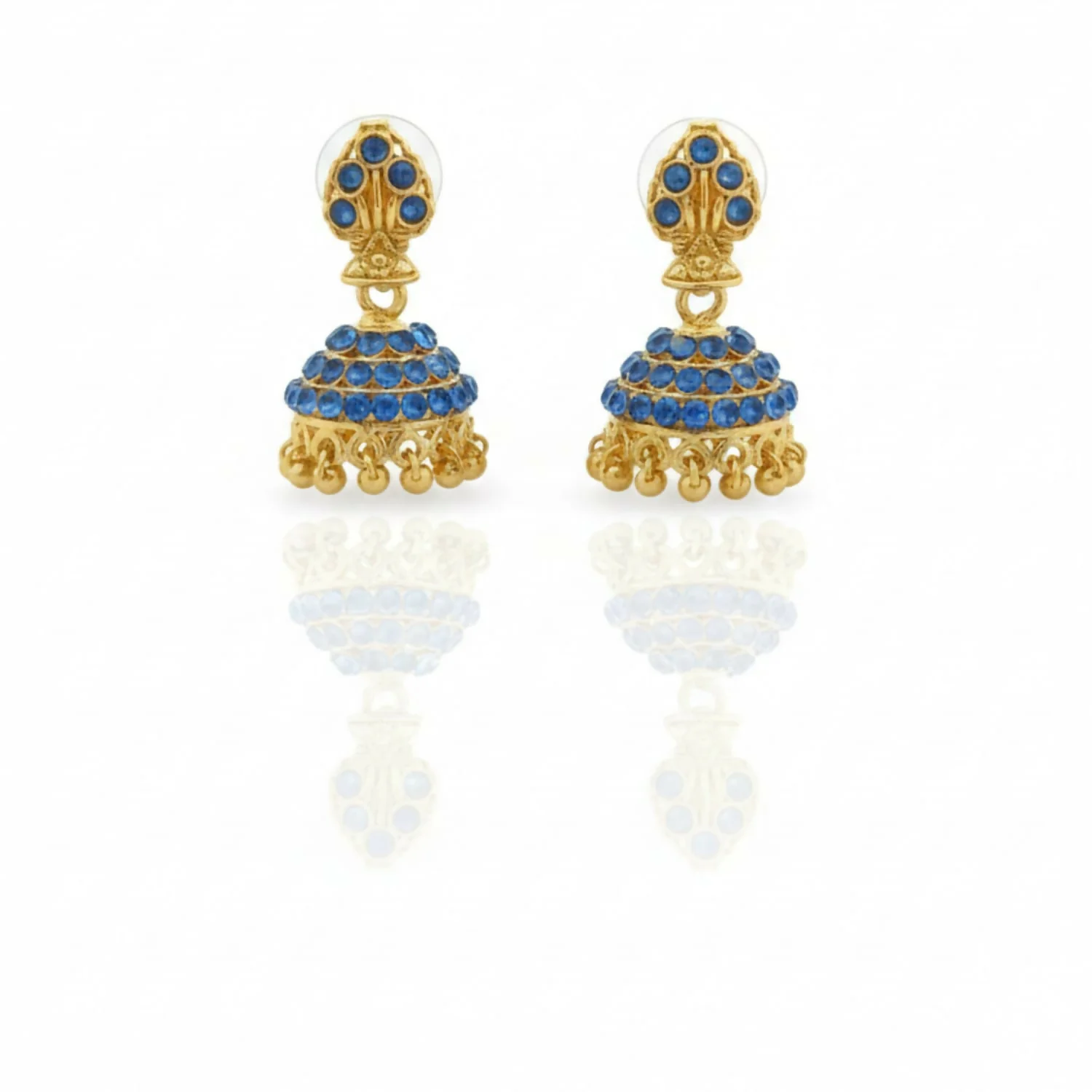 Elegent Golden Earring For Women & Girl Traditional Jewellery Stylish Fancy Jhumka Earrings - Image 2