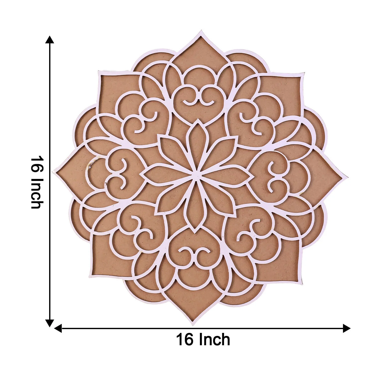 Rangoli Stencil | 16 Inch | Mandala Design for Diwali and Festivals - Image 6