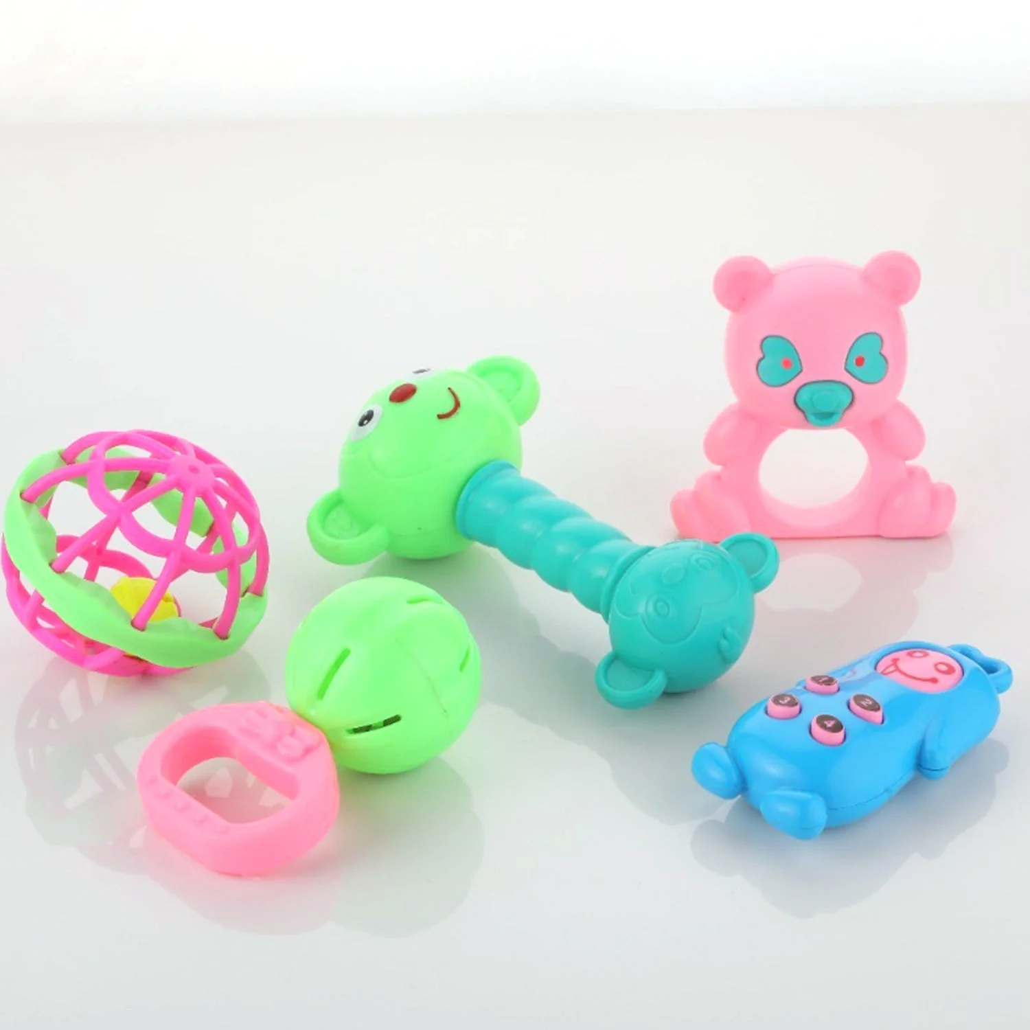 AT38 5Pc Rattles Baby Toy game for kids and babies for playing and enjoying purposes - Image 6