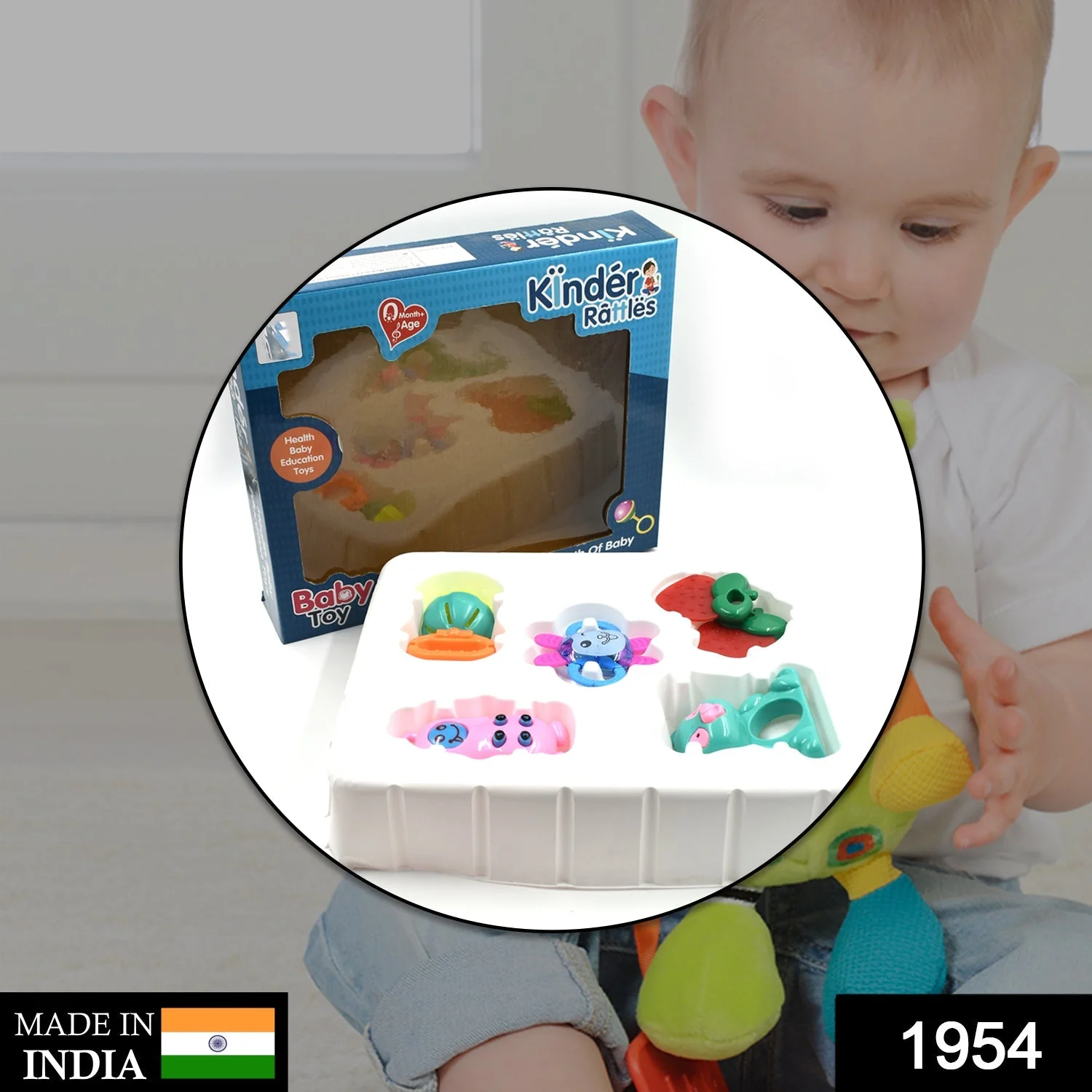 AT54 Rattles Baby Toy and game for kids and babies for playing and enjoying purposes - Image 2